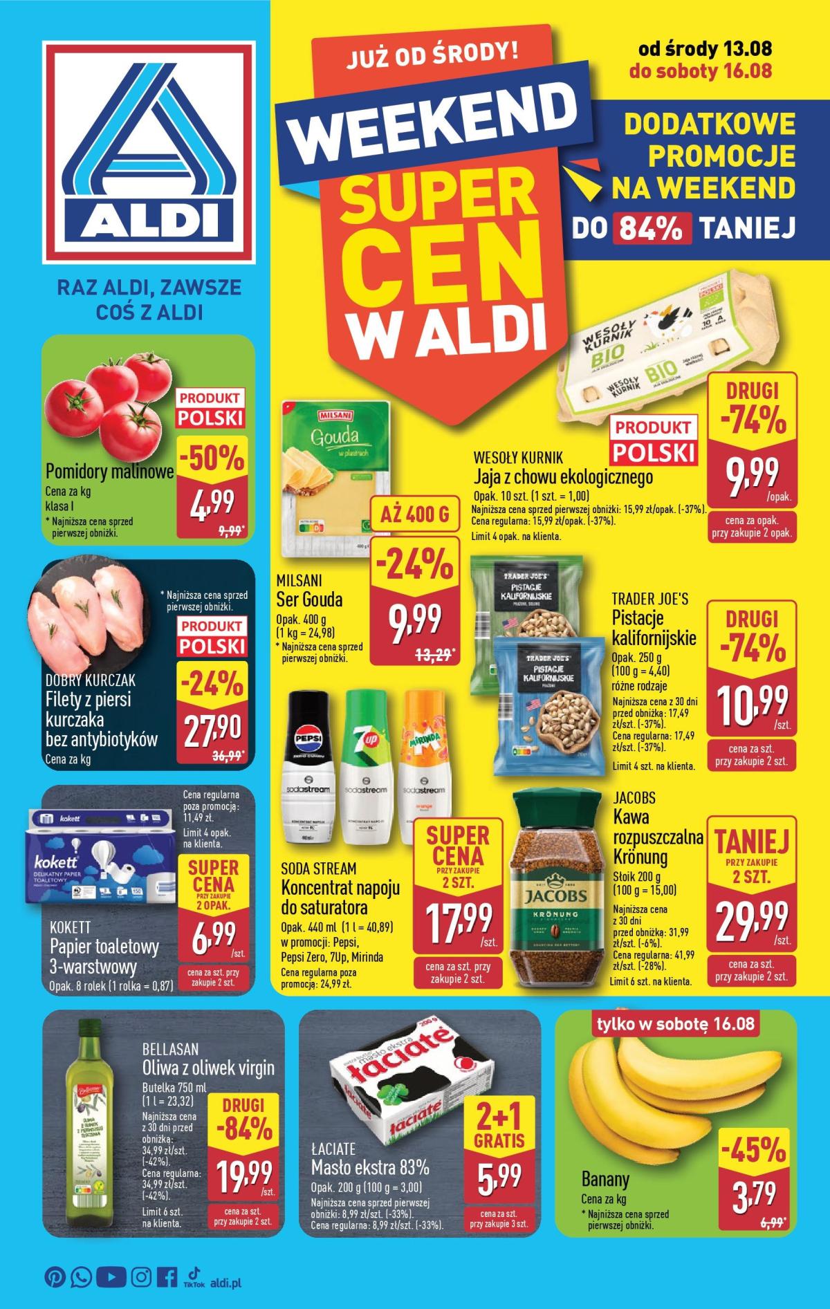 Gazetka ALDI - Oferta weekendowa - ważna od 13.08. do 16.08.