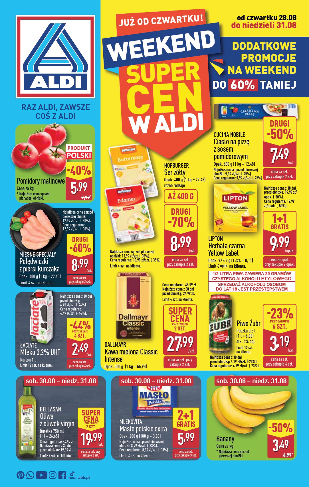 Gazetka ALDI - Oferta weekendowa - ważna od 28.08. do 31.08.