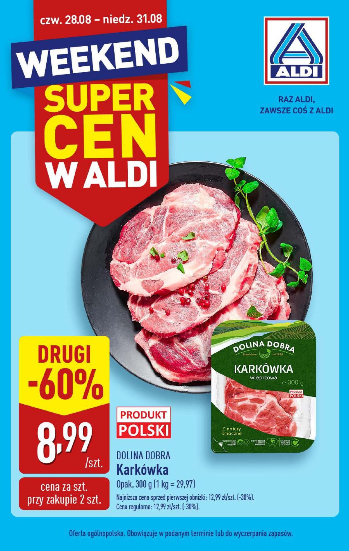 Gazetka ALDI - Od czwartku - ważna od 28.08. do 31.08.