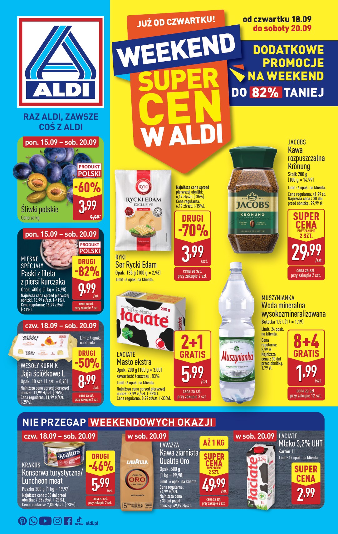 Gazetka ALDI - Oferta weekendowa - ważna od 18.09. do 20.09.