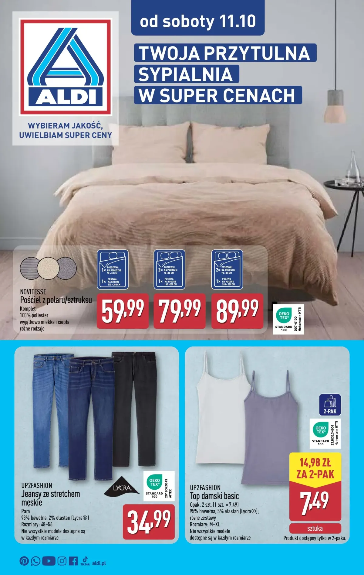 Gazetka ALDI - Przytulna sypialnia - ważna od 11.10. do 17.10.