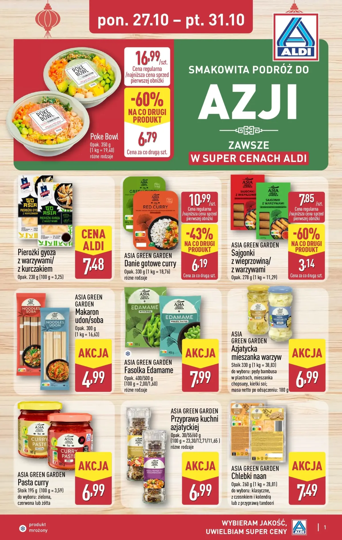 Gazetka ALDI - Smakowita podróż do Azji - ważna od 27.10. do 31.10.