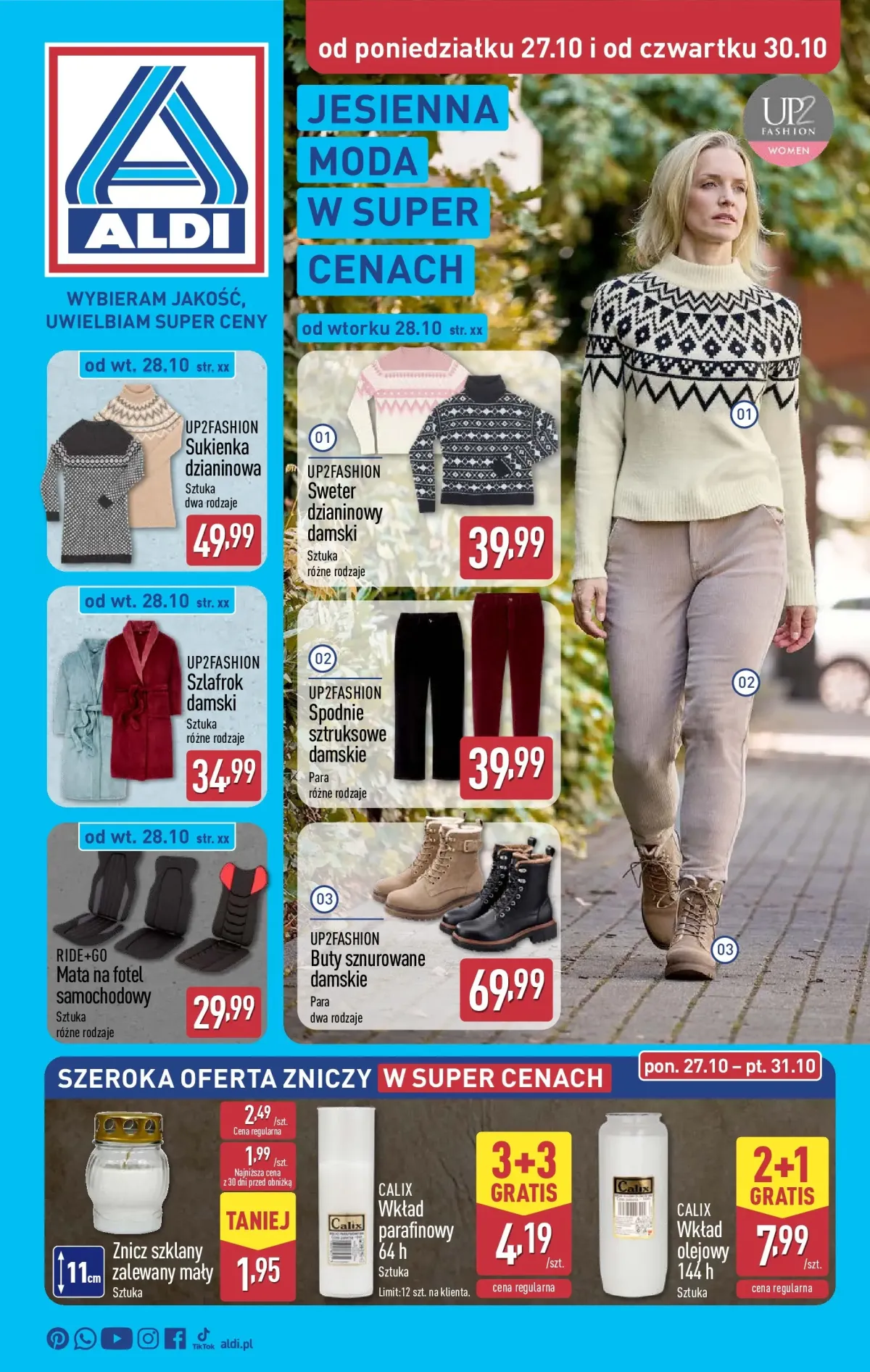 Gazetka ALDI - Jesienna moda - ważna od 27.10. do 31.10.