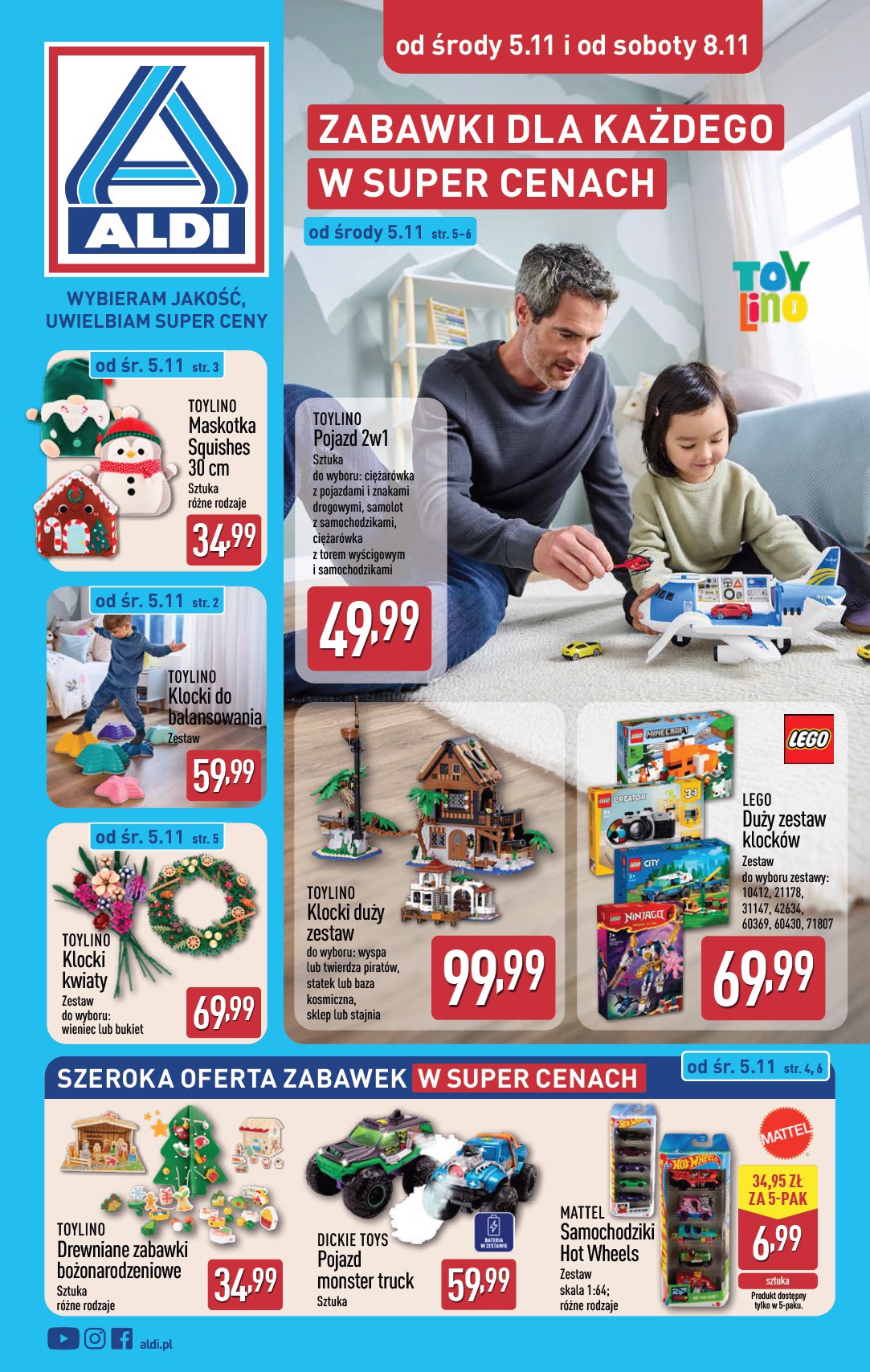 Gazetka ALDI - Artykuły przemysłowe i tekstylia - ważna od 05.11. do 08.11.