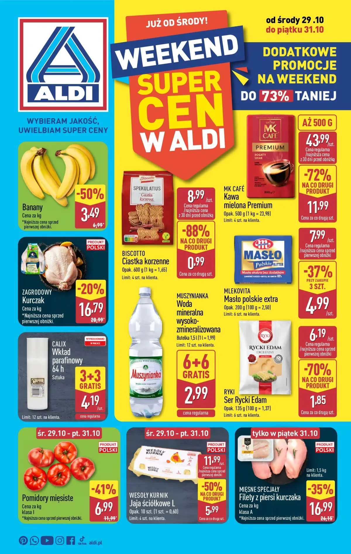 Gazetka ALDI - Dodatkowe promocje na weekend - ważna od 29.10. do 31.10.