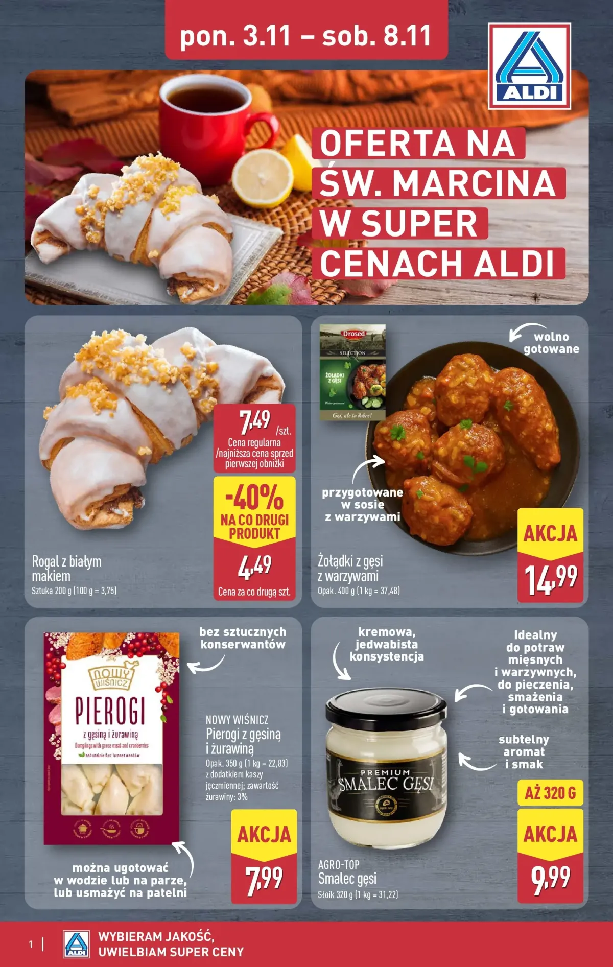 Gazetka ALDI - Oferta na św. Marcina - ważna od 03.11. do 08.11.
