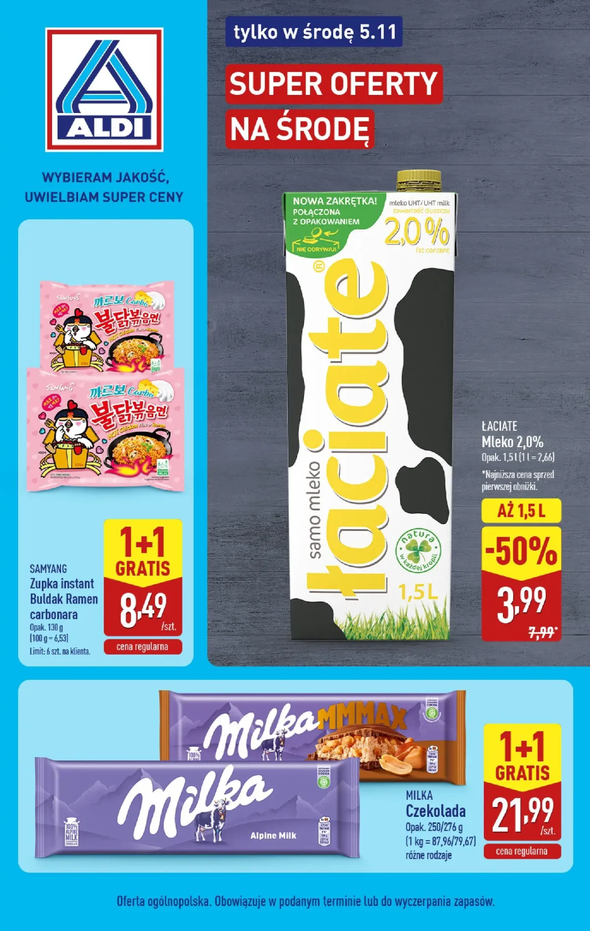 Gazetka ALDI - Super oferty na środę - ważna od 05.11. do 05.11.