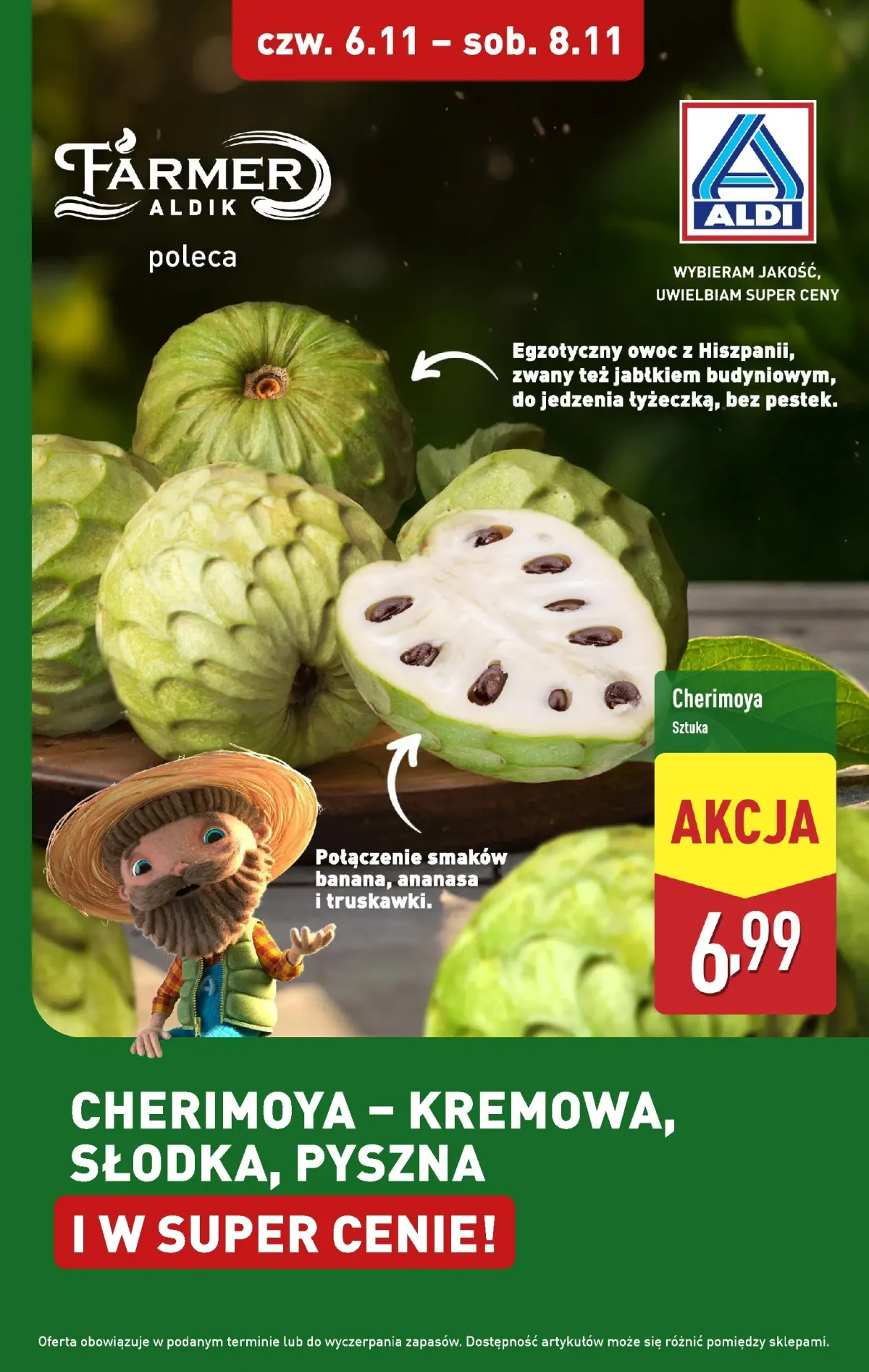 Gazetka ALDI - Cherimoya - ważna od 06.11. do 08.11.