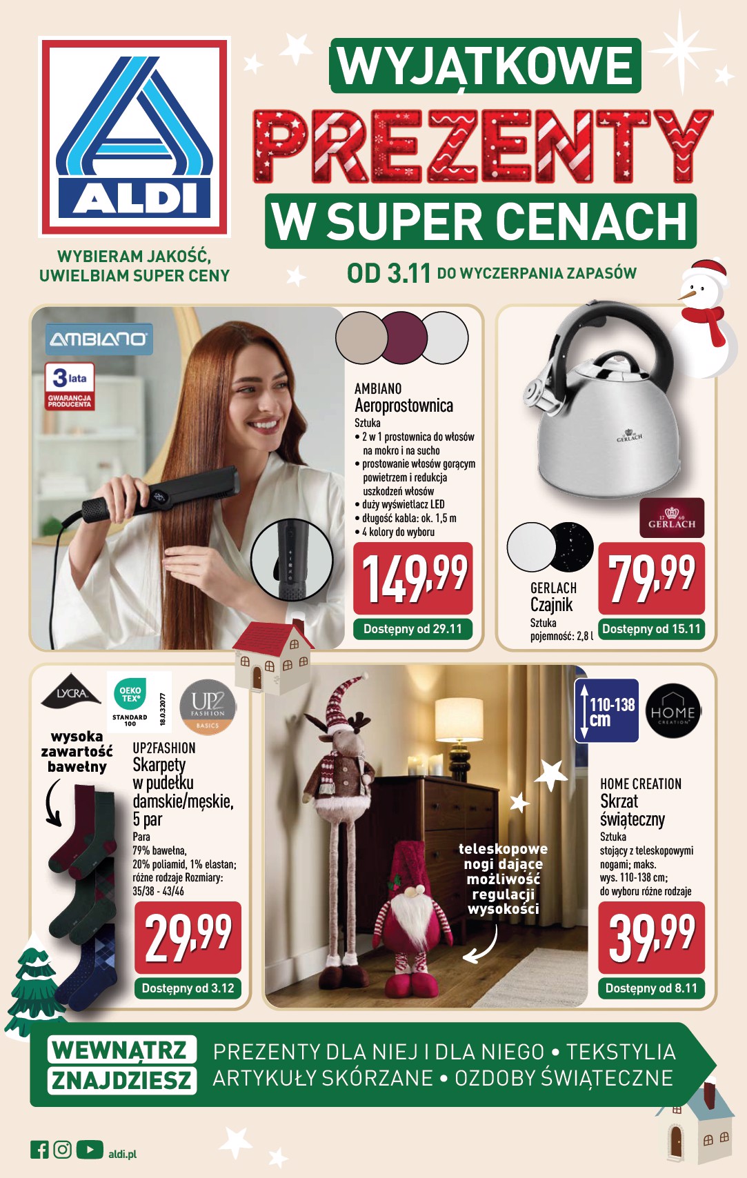 Gazetka ALDI - Katalog prezentowy - ważna od 03.11. do 28.11.