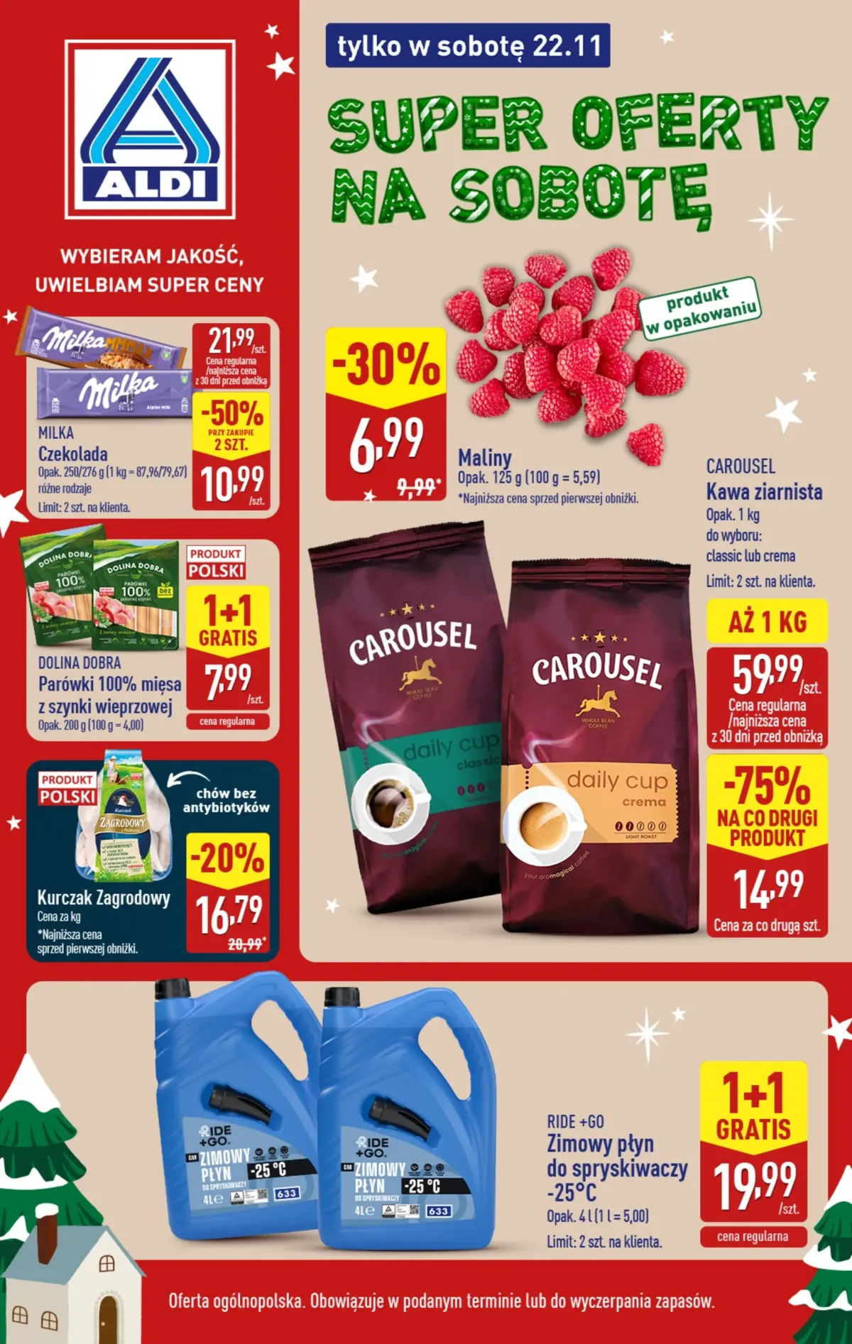 Gazetka ALDI - Super oferty na sobotę - ważna od 22.11. do 22.11.