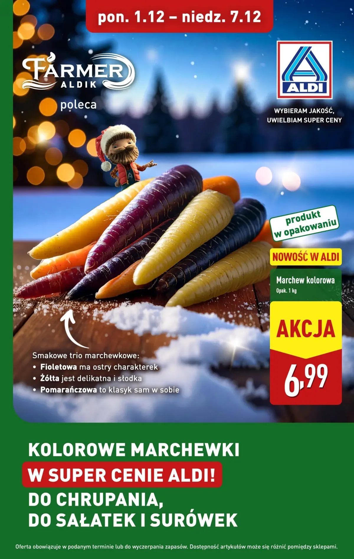 Gazetka ALDI - Kolorowe marchewki - ważna od 01.12. do 07.12.