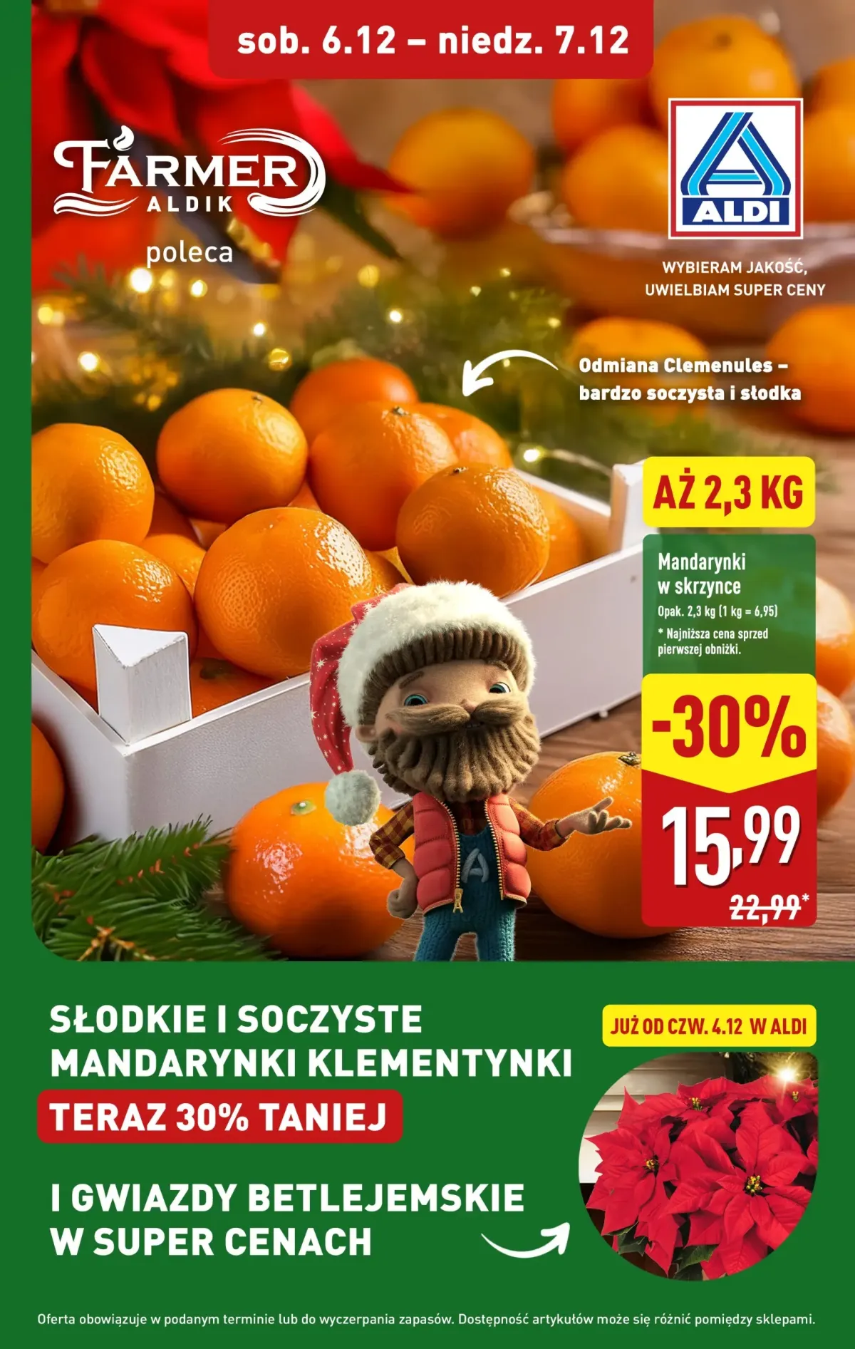 Gazetka ALDI - Mandarynki - ważna od 06.12. do 07.12.