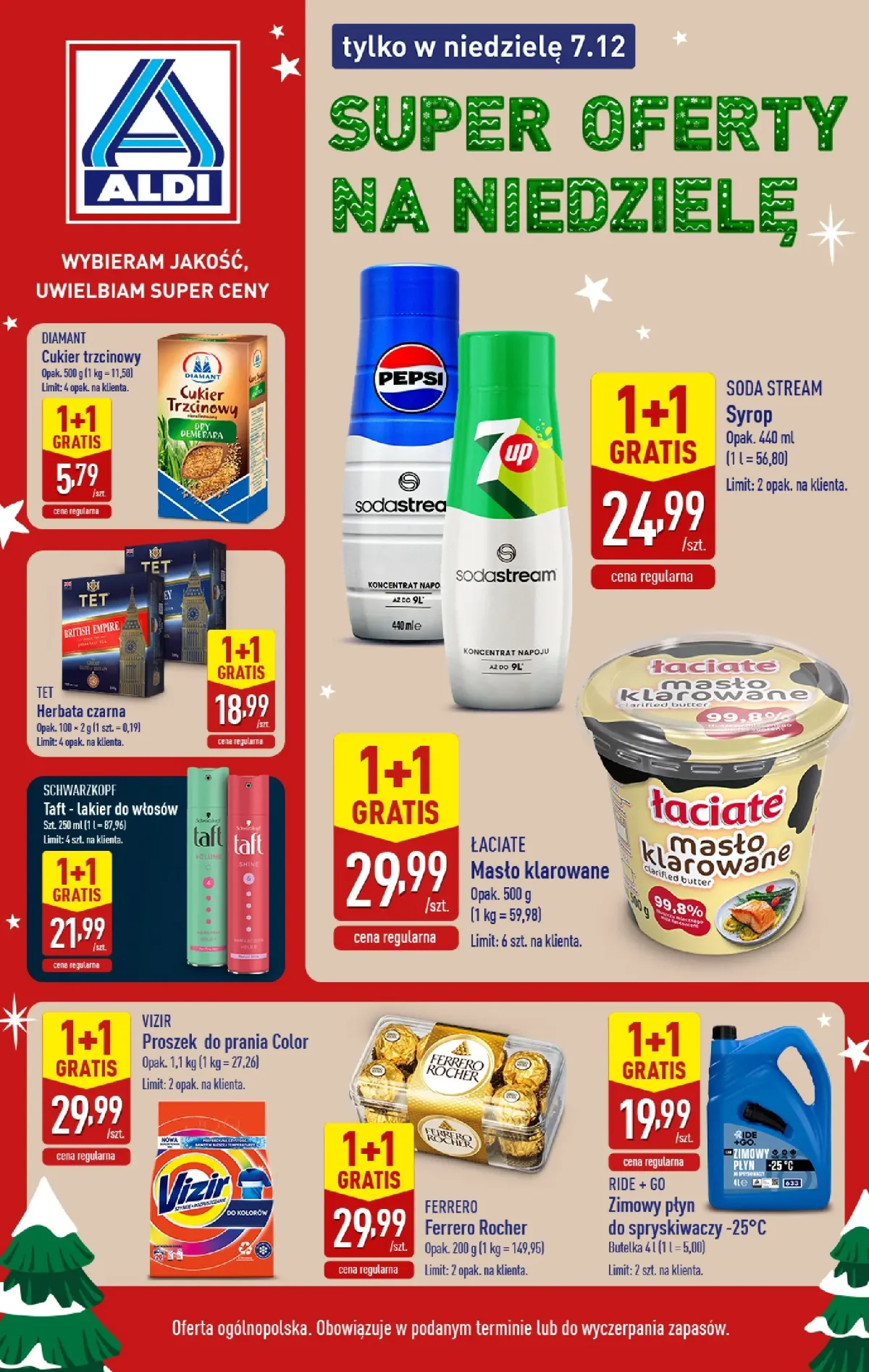 Gazetka ALDI - Super oferty na niedzielę - ważna od 07.12. do 07.12.