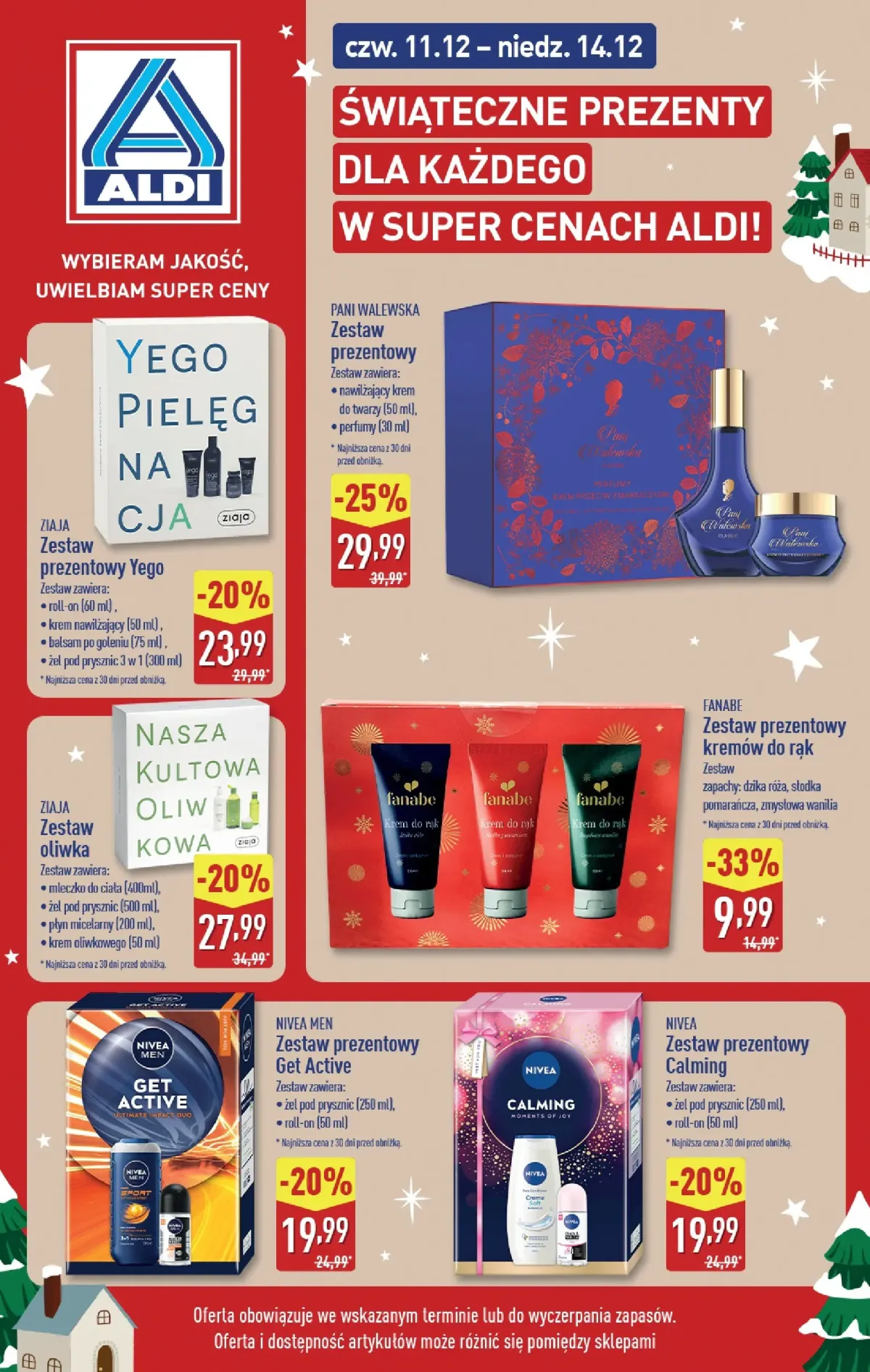 Gazetka ALDI - Świąteczne zestawy kosmetyczne - ważna od 11.12. do 14.12.