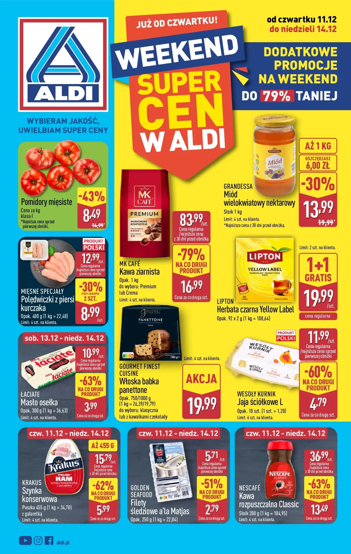 Gazetka ALDI - Dodatkowe promocje na weekend - ważna od 11.12. do 14.12.