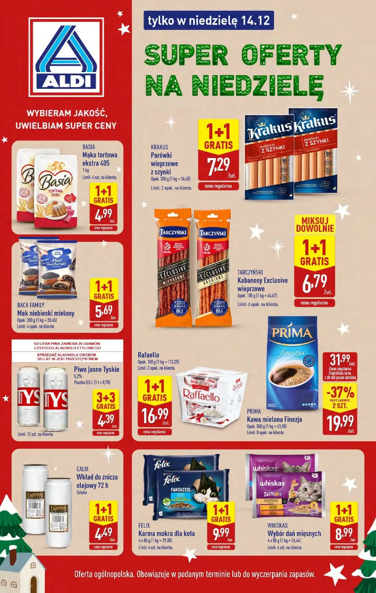 Gazetka ALDI - Super oferty na niedzielę - ważna od 14.12. do 14.12.