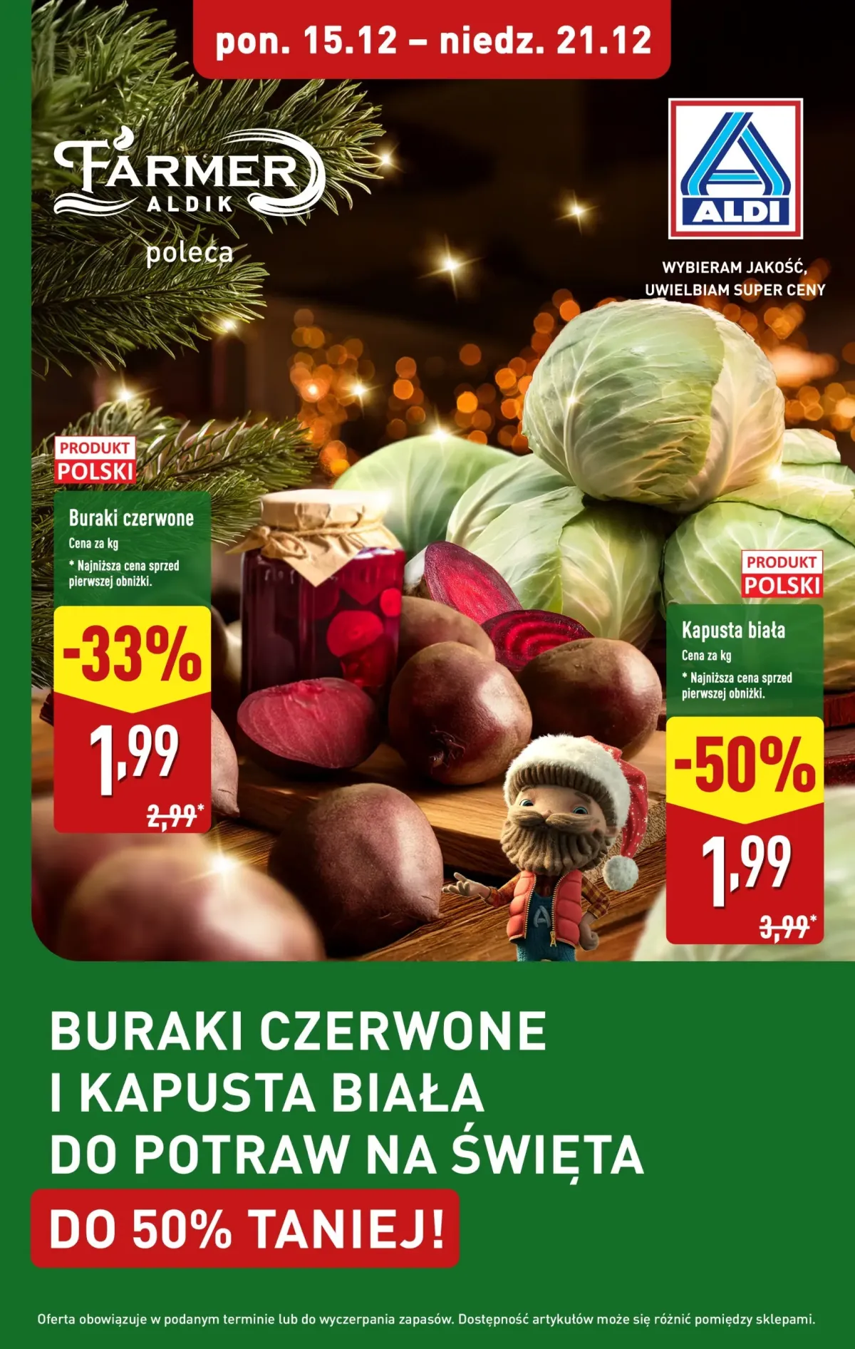 Gazetka ALDI - Buraki i kapusta - ważna od 15.12. do 21.12.