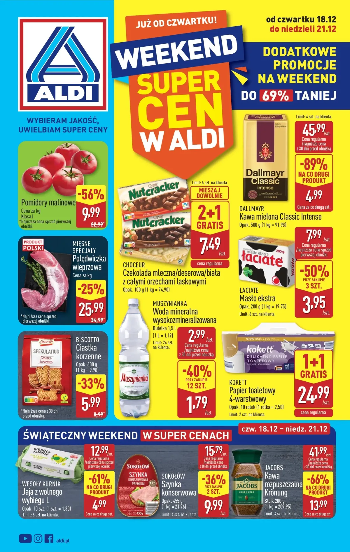 Gazetka ALDI - Dodatkowe promocje na weekend - ważna od 18.12. do 21.12.