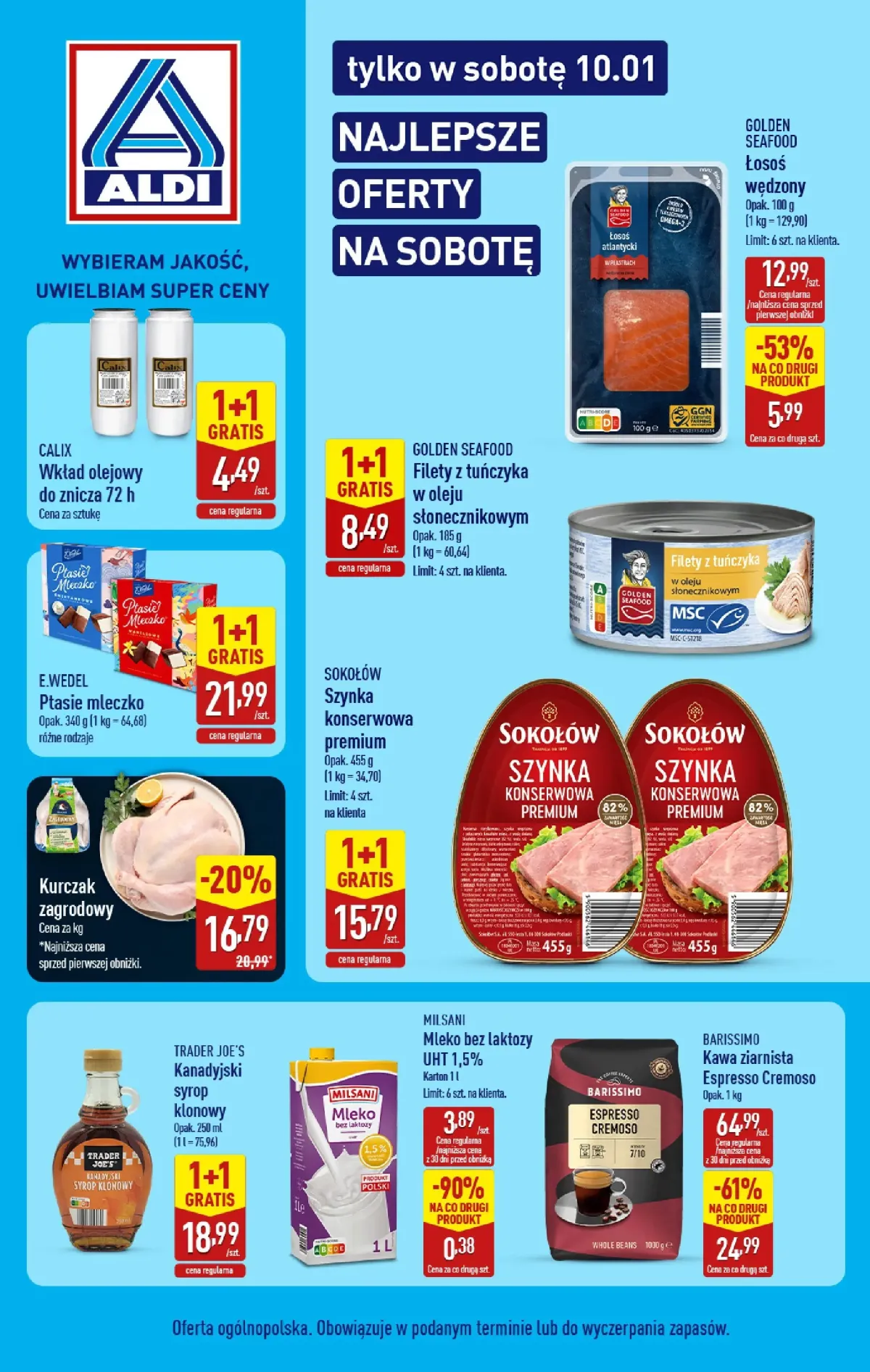 Gazetka ALDI - Super sobota - ważna od 10.01. do 10.01.