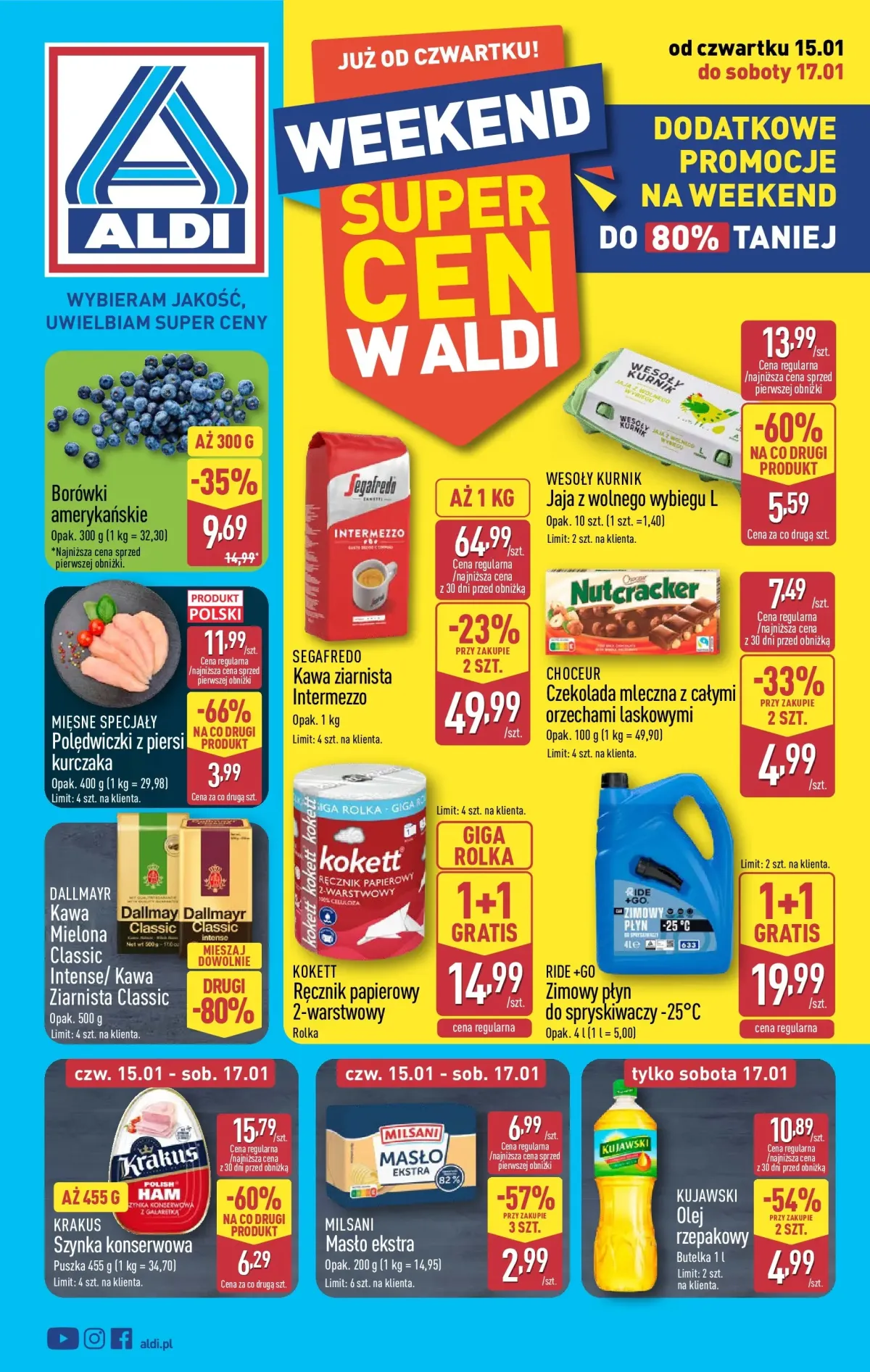 Gazetka ALDI - Nowe promocje na weekend - ważna od 15.01. do 17.01.