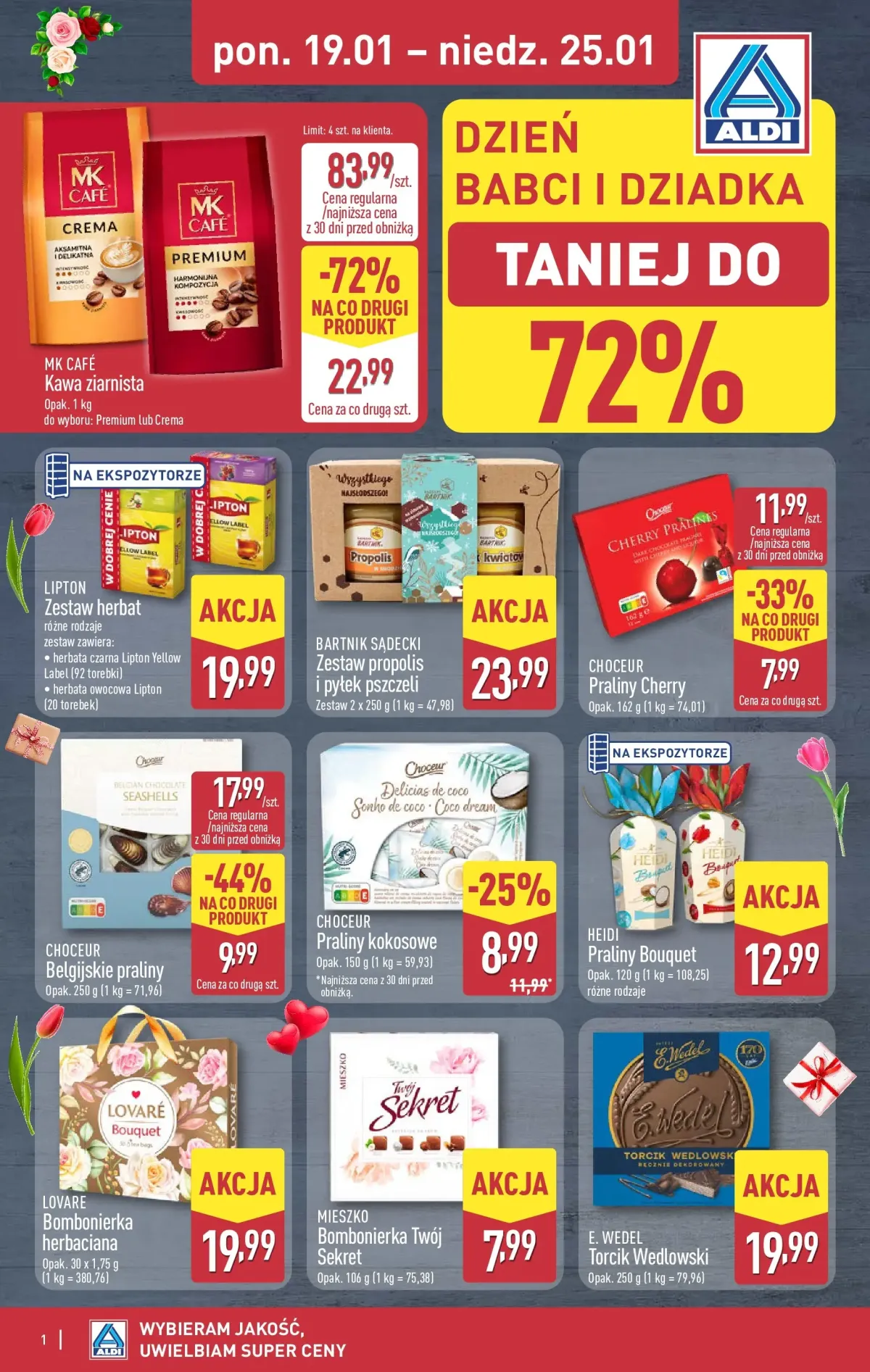 Gazetka ALDI - Dzień babci i dziadka - ważna od 19.01. do 25.01.