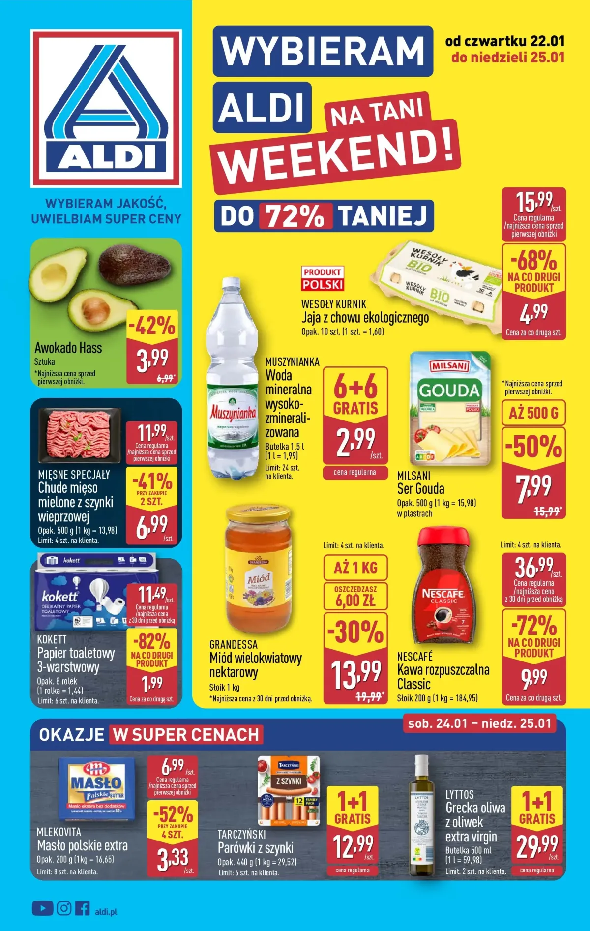 Gazetka ALDI - Tani weekend - ważna od 22.01. do 25.01.