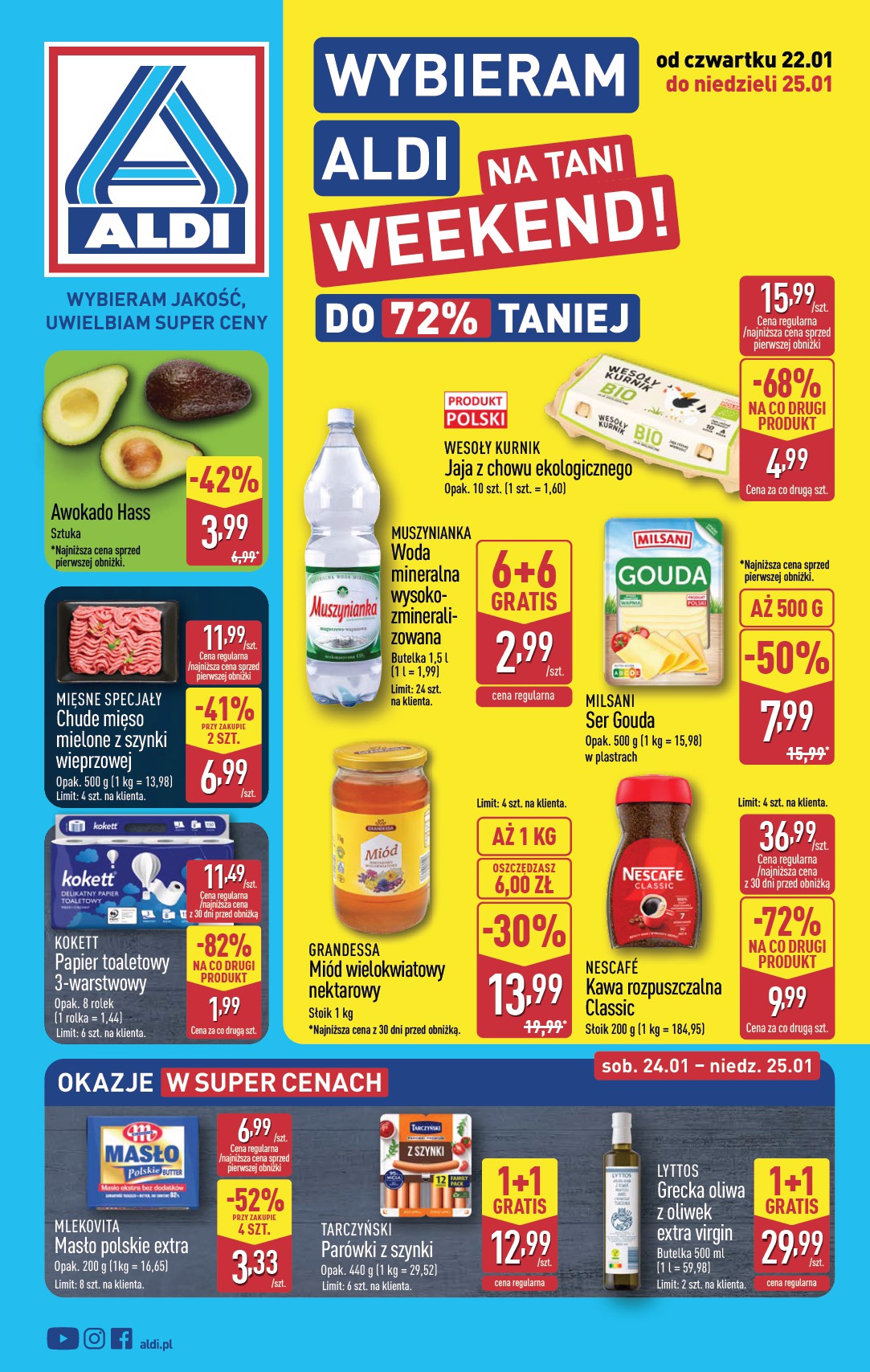 Gazetka ALDI - Oferta weekendowa - ważna od 22.01. do 25.01.