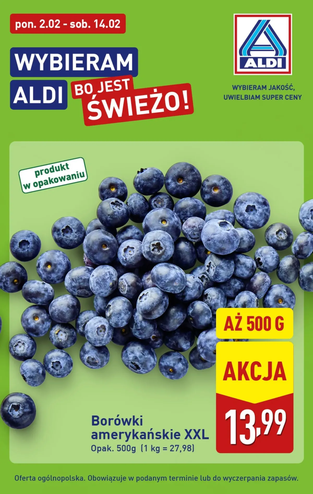 Gazetka ALDI - Borówka - ważna od 02.02.2026 do 14.02.2026
