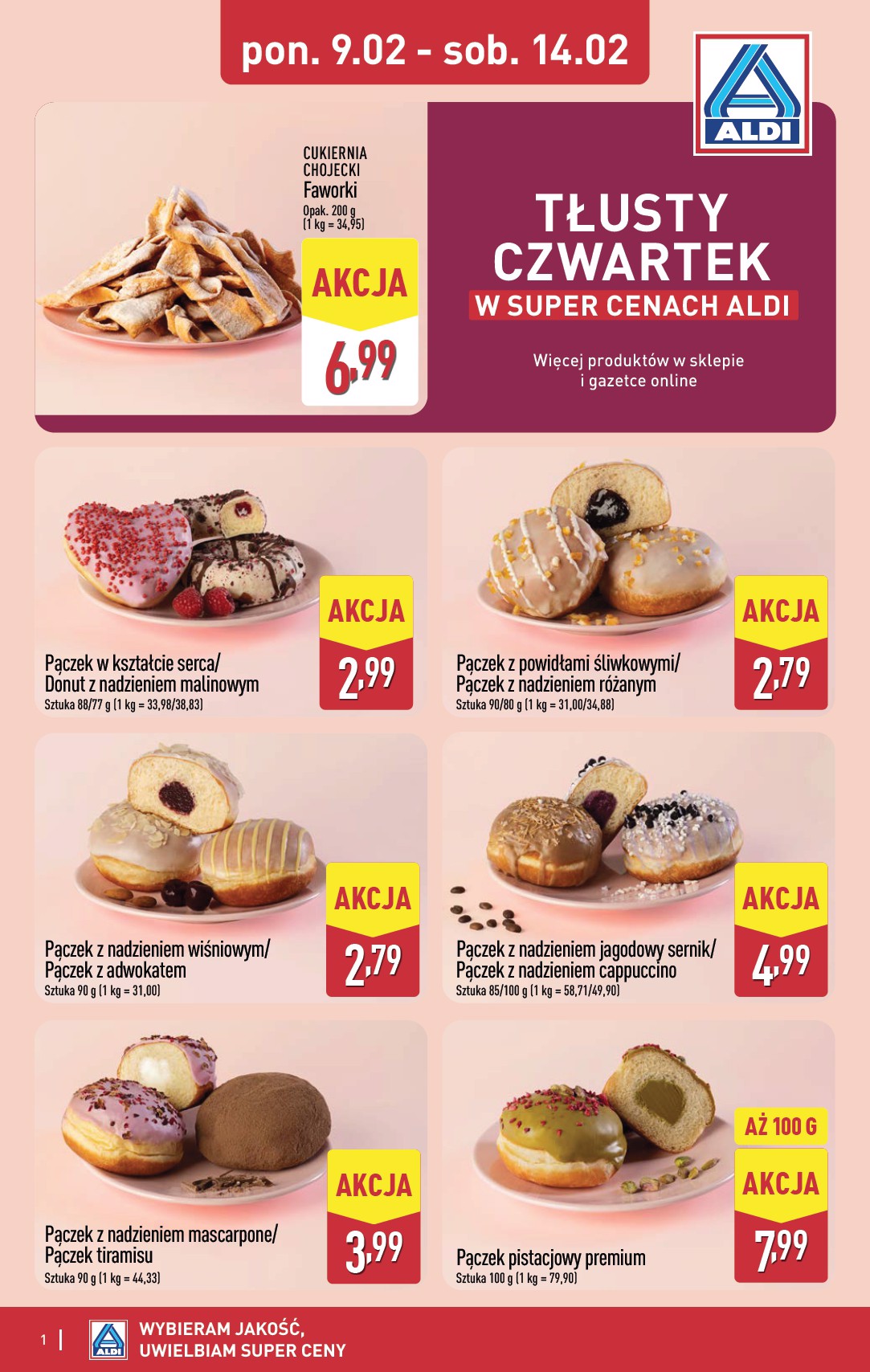 Gazetka ALDI - Tłusty czwartek - ważna od 09.02.2026 do 14.02.2026