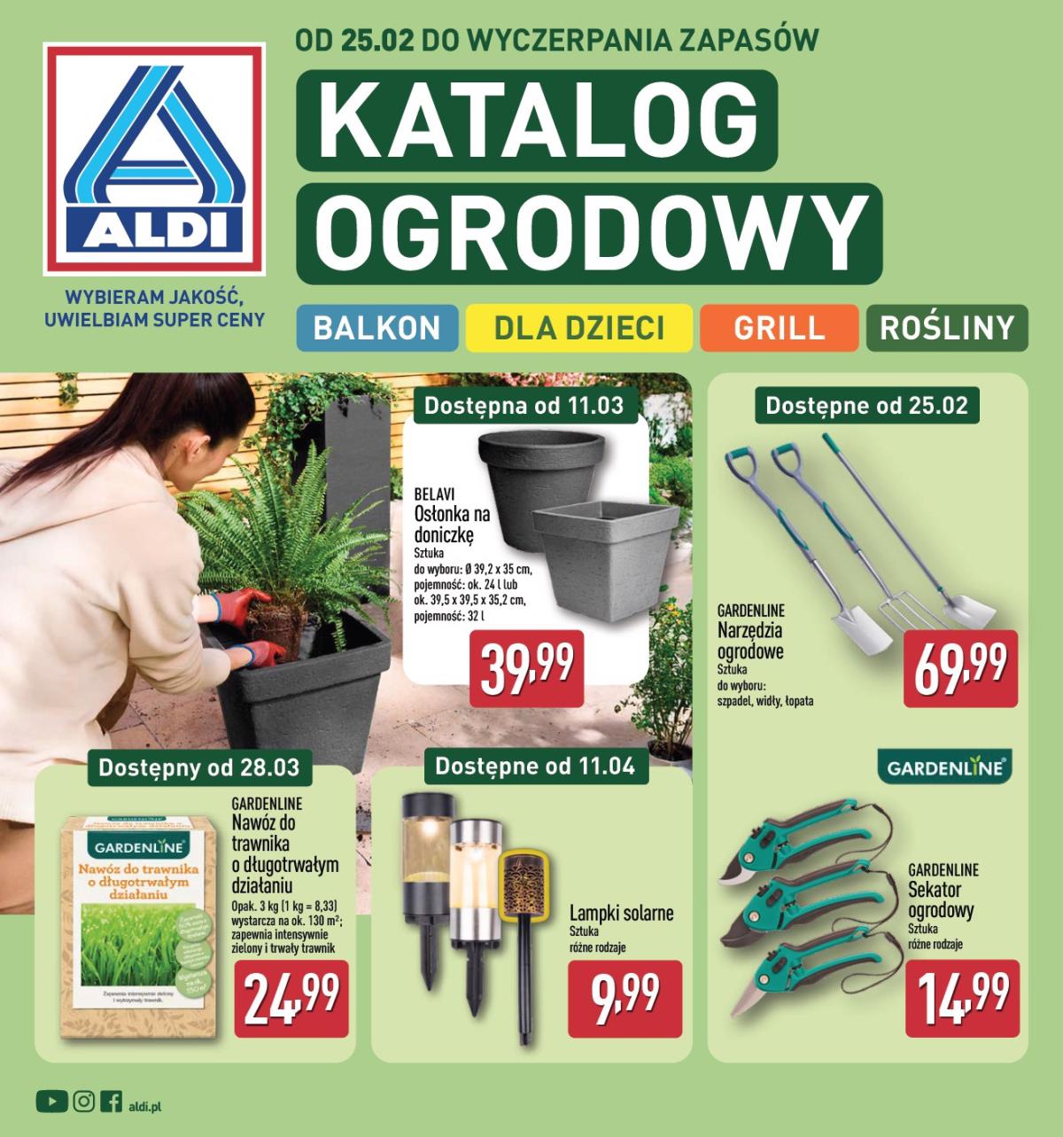 Gazetka ALDI - Katalog ogrodowy - ważna od 25.02.2026 do 31.05.2026