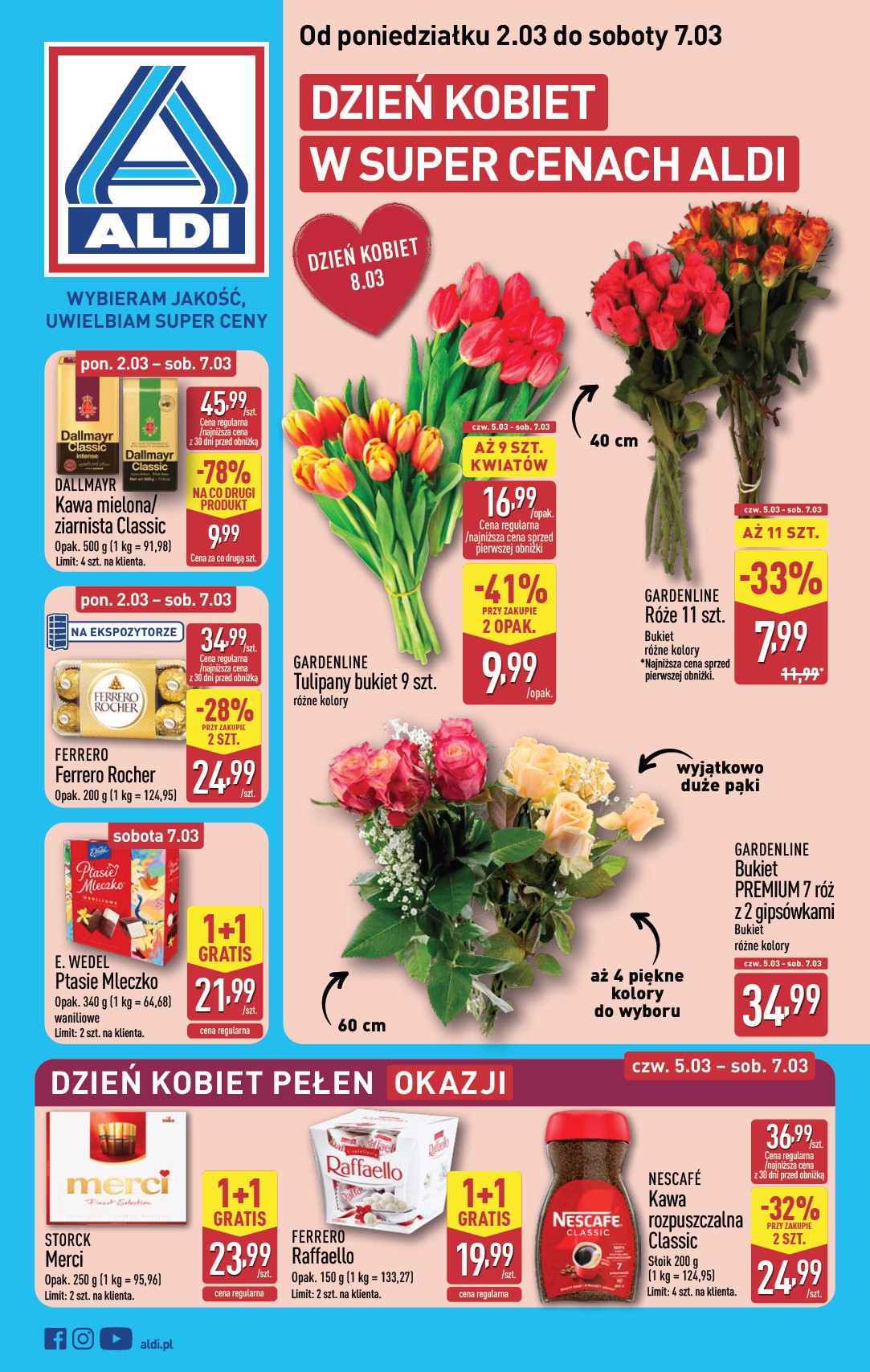 Gazetka ALDI - Dzień kobiet - ważna od 02.03.2026 do 07.03.2026