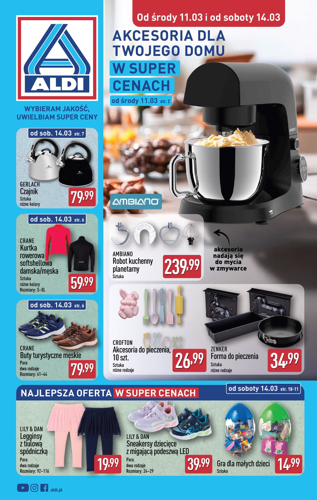 Gazetka ALDI - Artykuły przemysłowe i tekstylia - ważna od 11.03.2026 do 14.03.2026