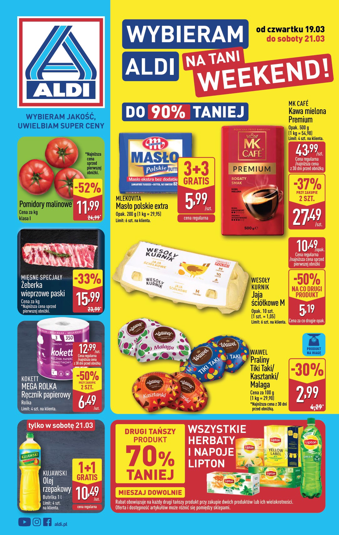 Gazetka ALDI - Oferta weekendowa - ważna od 19.03.2026 do 21.03.2026