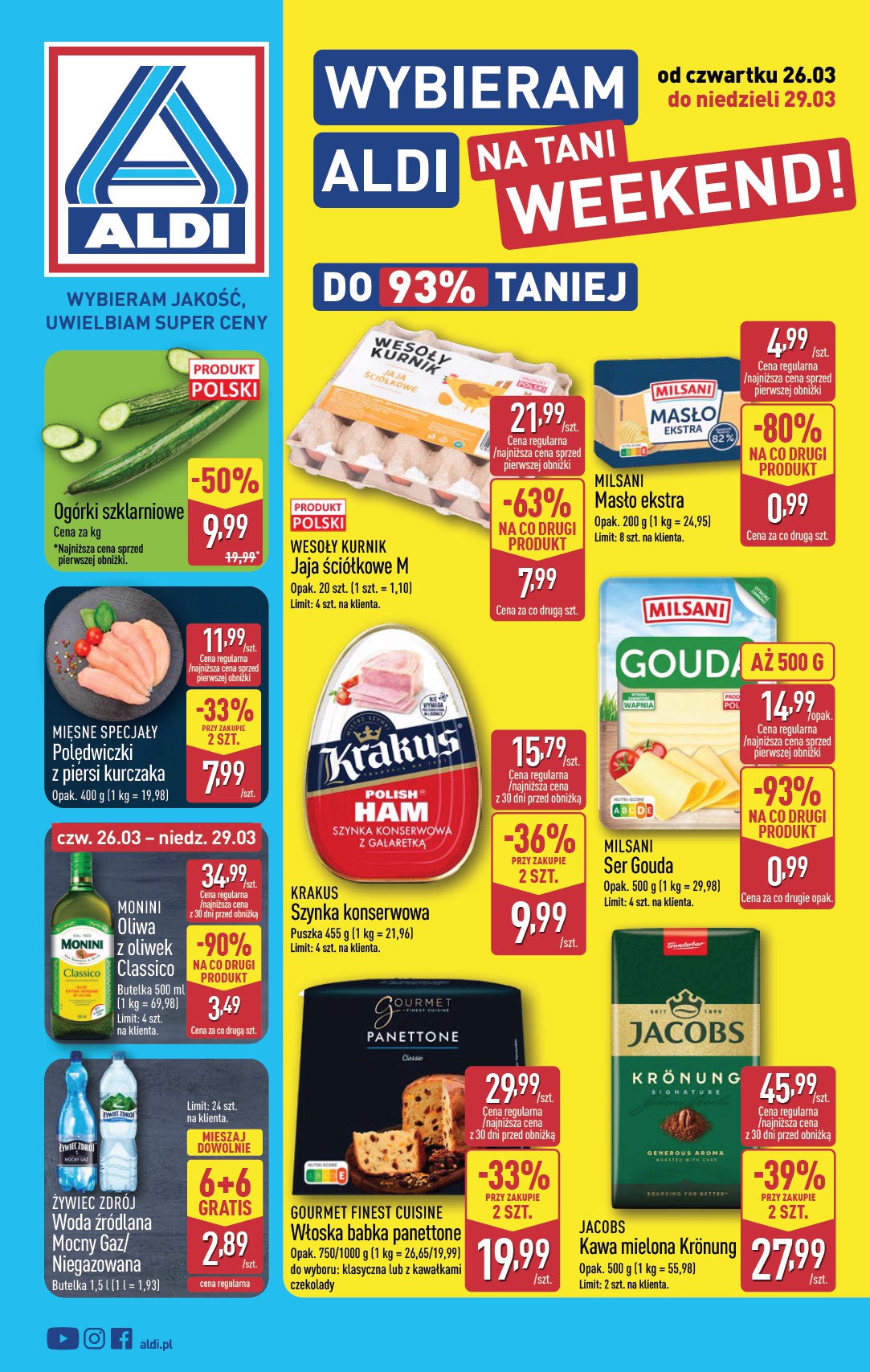 Gazetka ALDI - Oferta weekendowa - ważna od 26.03.2026 do 29.03.2026