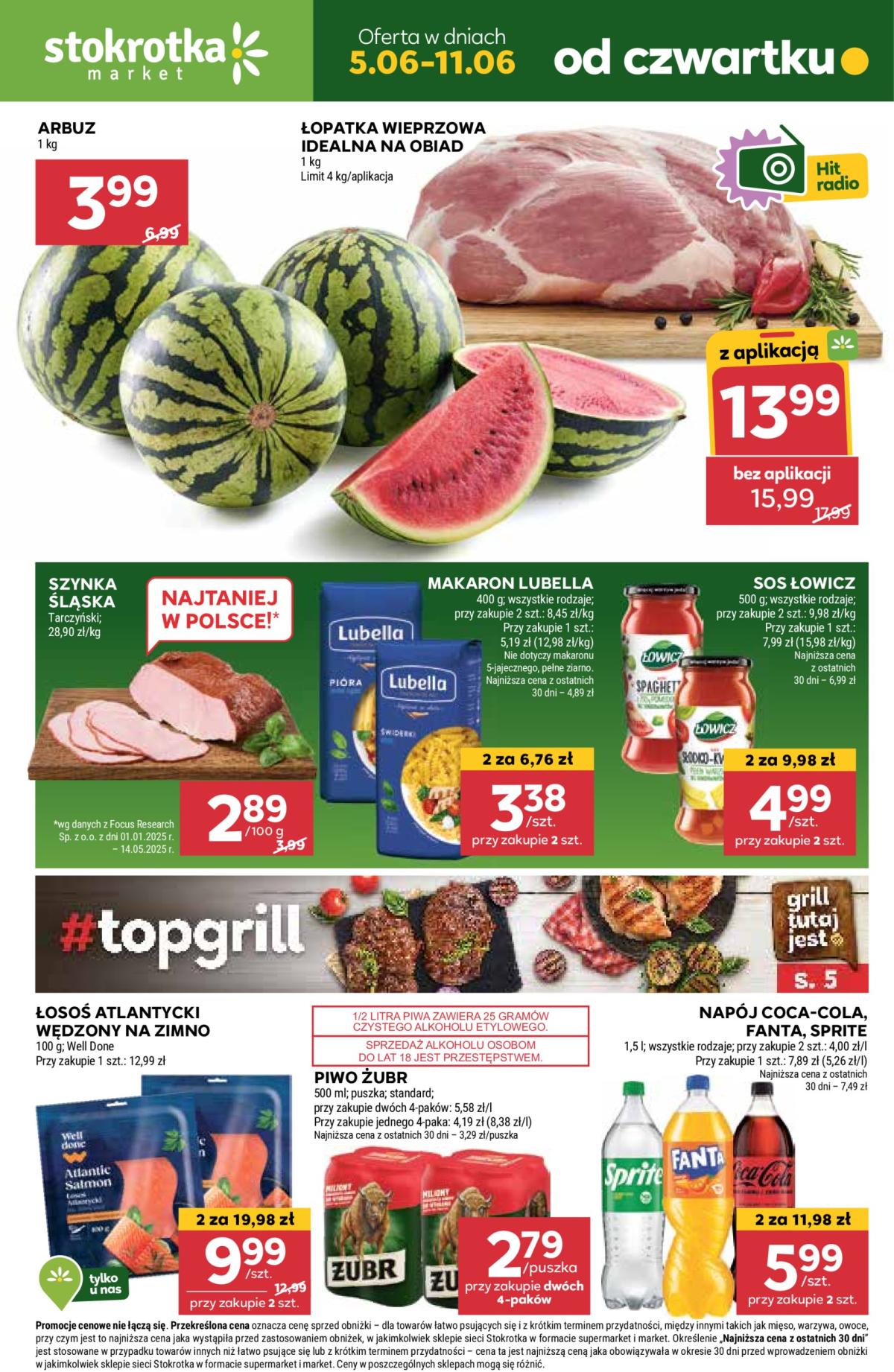Gazetka Stokrotka - Market ważna od 05.06. - 11.06.