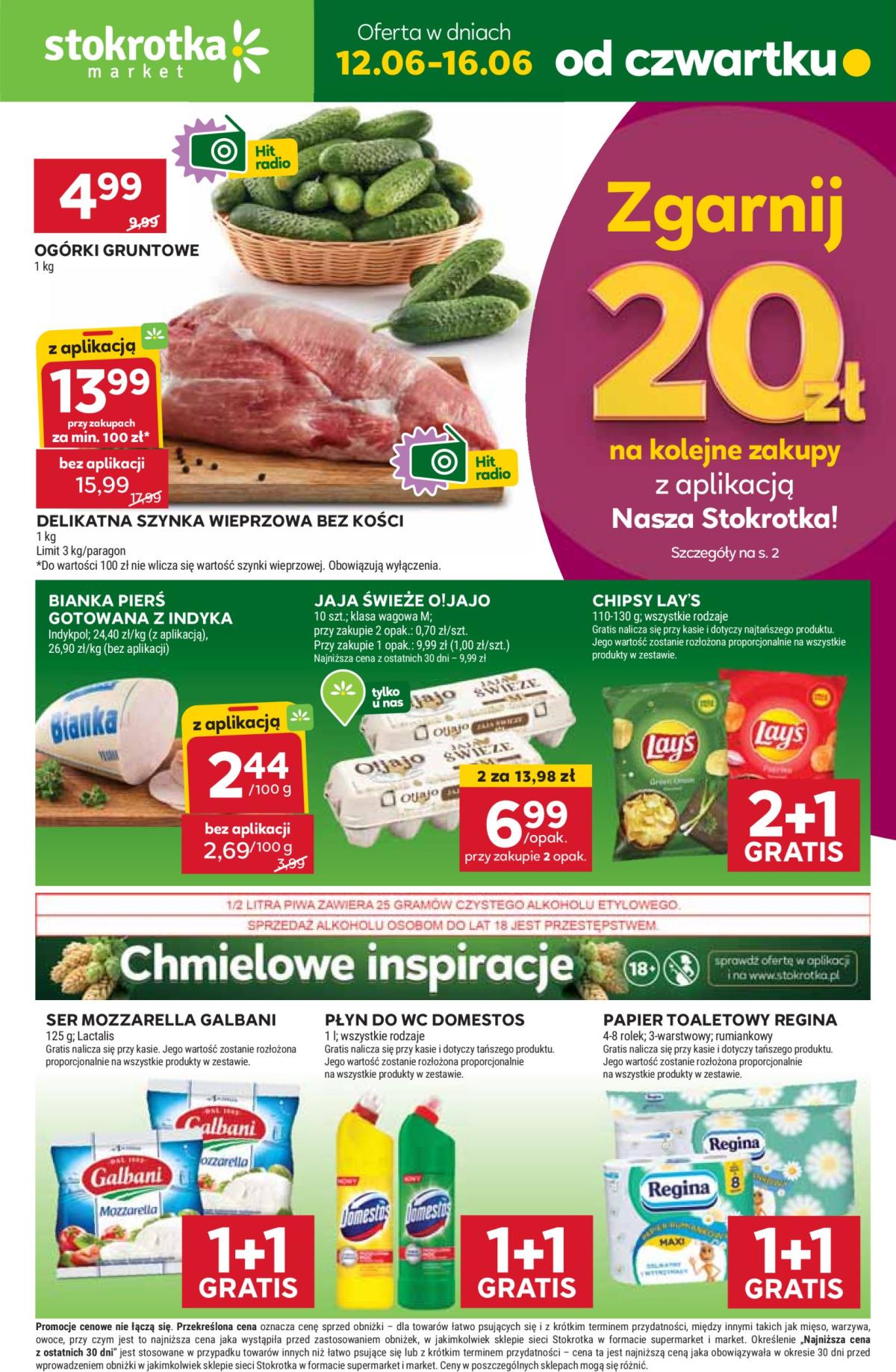 Gazetka Stokrotka - Supermarket ważna od 12.06. - 16.06.