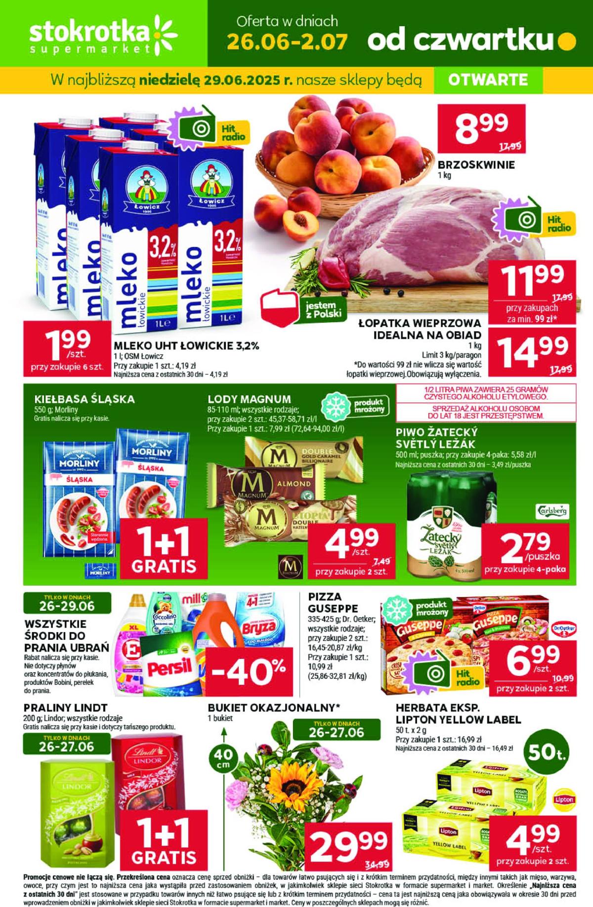 Gazetka Stokrotka - Supermarket ważna od 26.06. - 02.07.