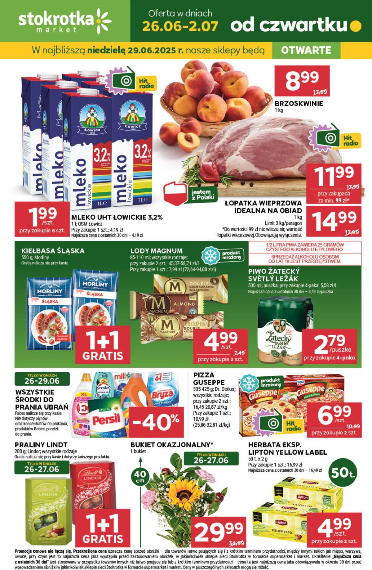 Gazetka Stokrotka - Market ważna od 26.06. - 02.07.