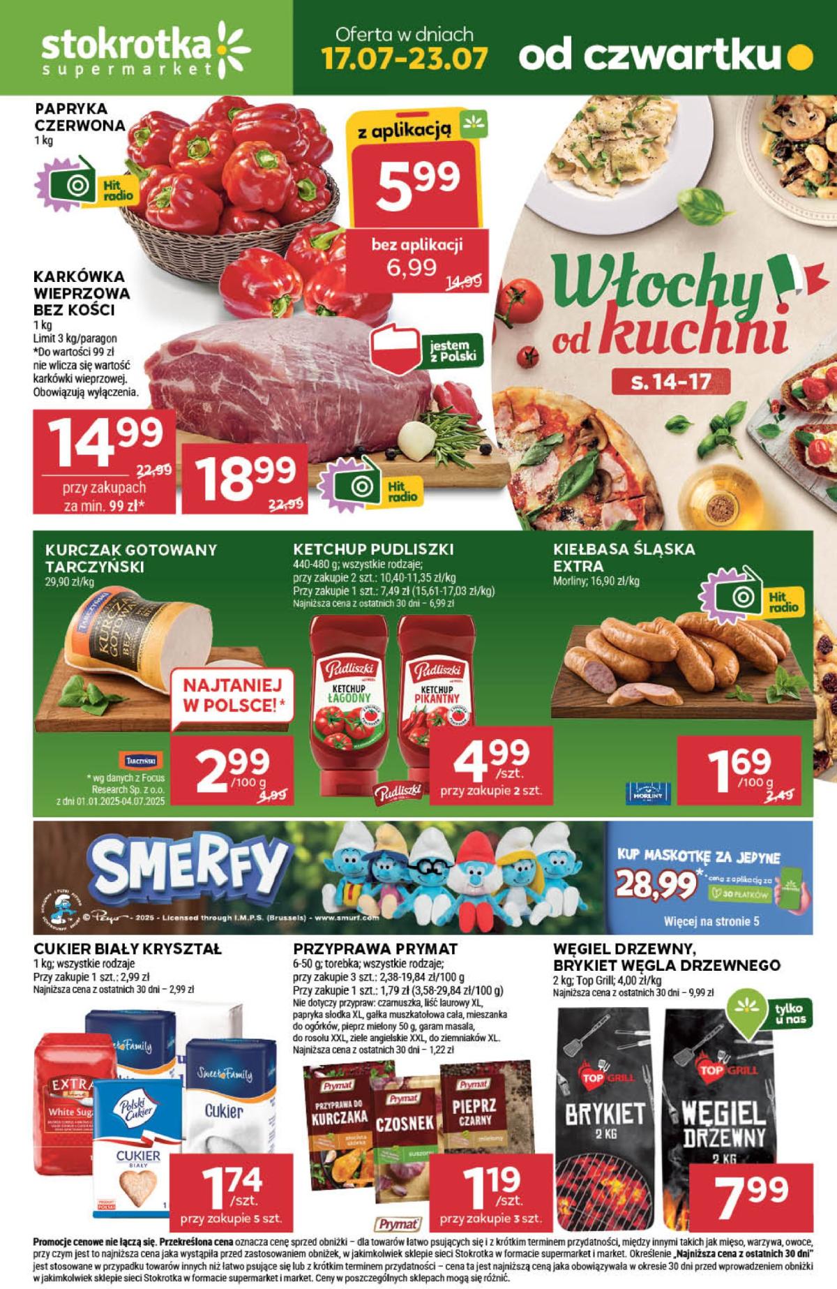 Gazetka Stokrotka - Supermarket ważna od 17.07. - 23.07.