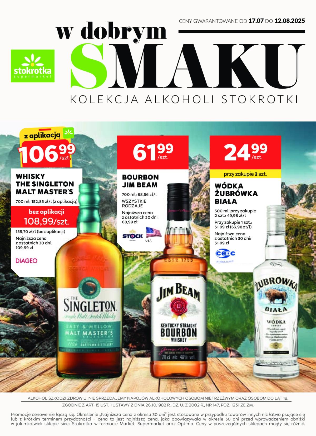 Gazetka Stokrotka - W dobrym smaku ważna od 17.07. - 12.08.