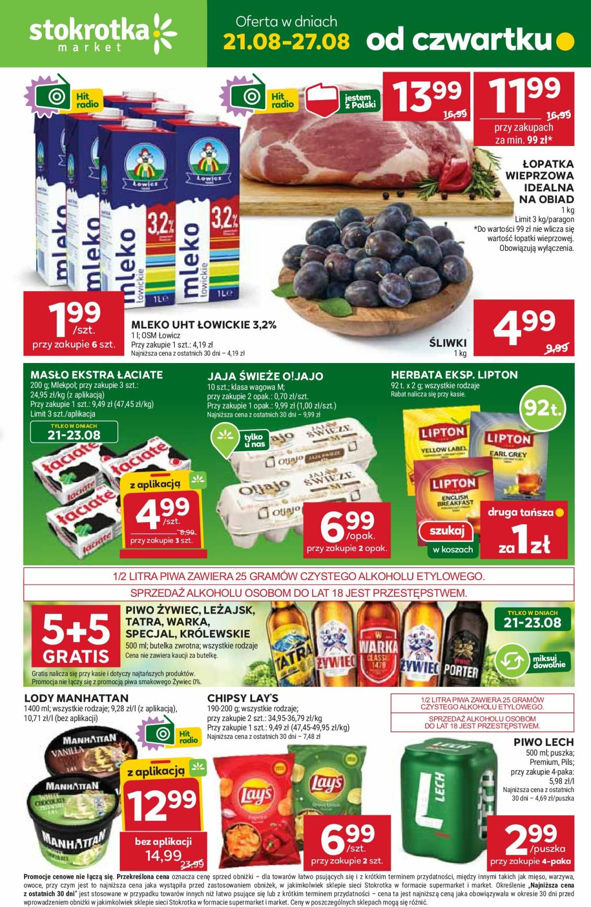 Gazetka Stokrotka - Market - ważna od 21.08. do 27.08.