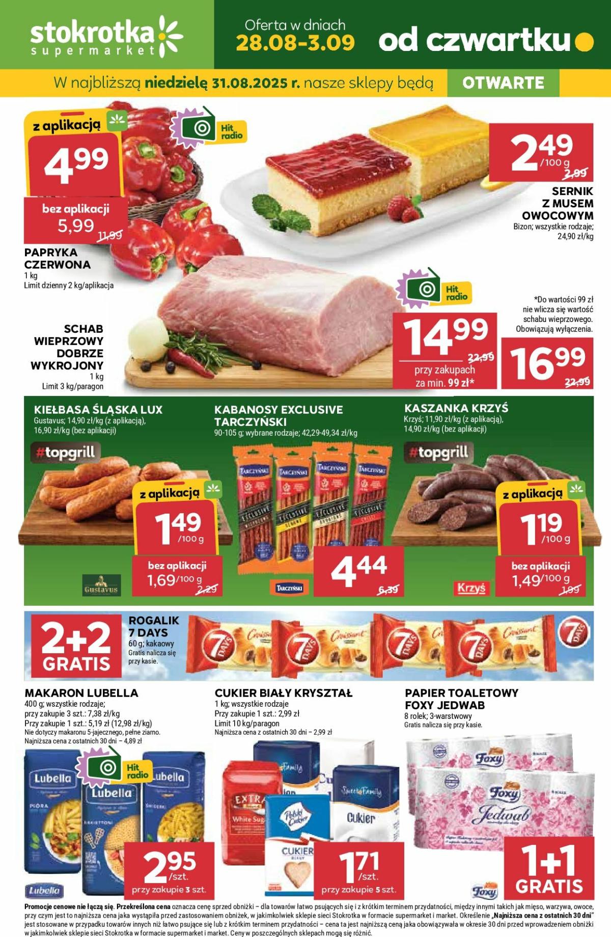 Gazetka Stokrotka - Supermarket - ważna od 28.08. do 03.09.