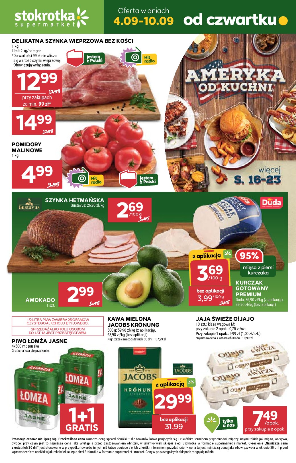 Gazetka Stokrotka - Supermarket - ważna od 04.09. do 10.09.
