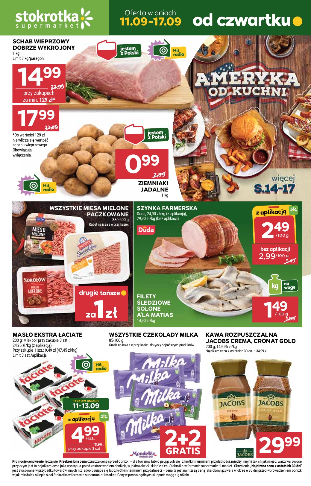 Gazetka Stokrotka - Supermarket - ważna od 11.09. do 17.09.