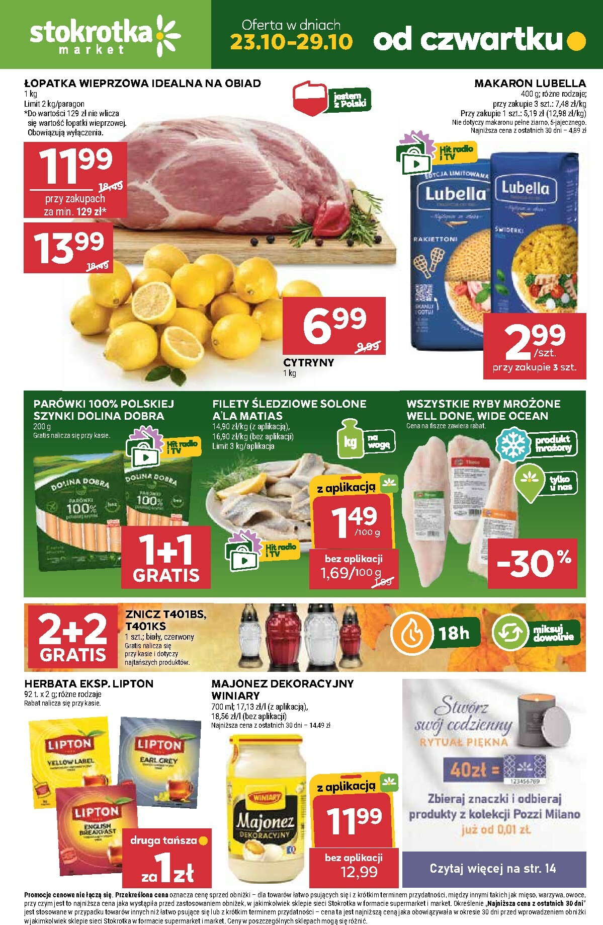 Gazetka Stokrotka - Market - ważna od 23.10. do 29.10.