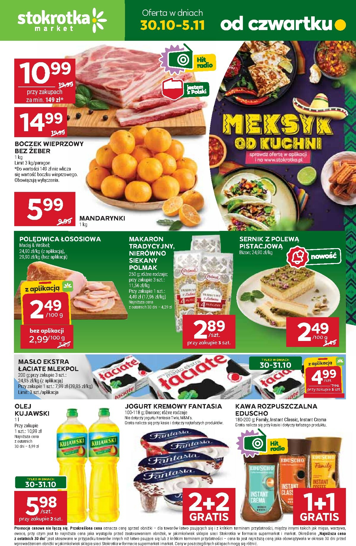 Gazetka Stokrotka - Market - ważna od 30.10. do 05.11.