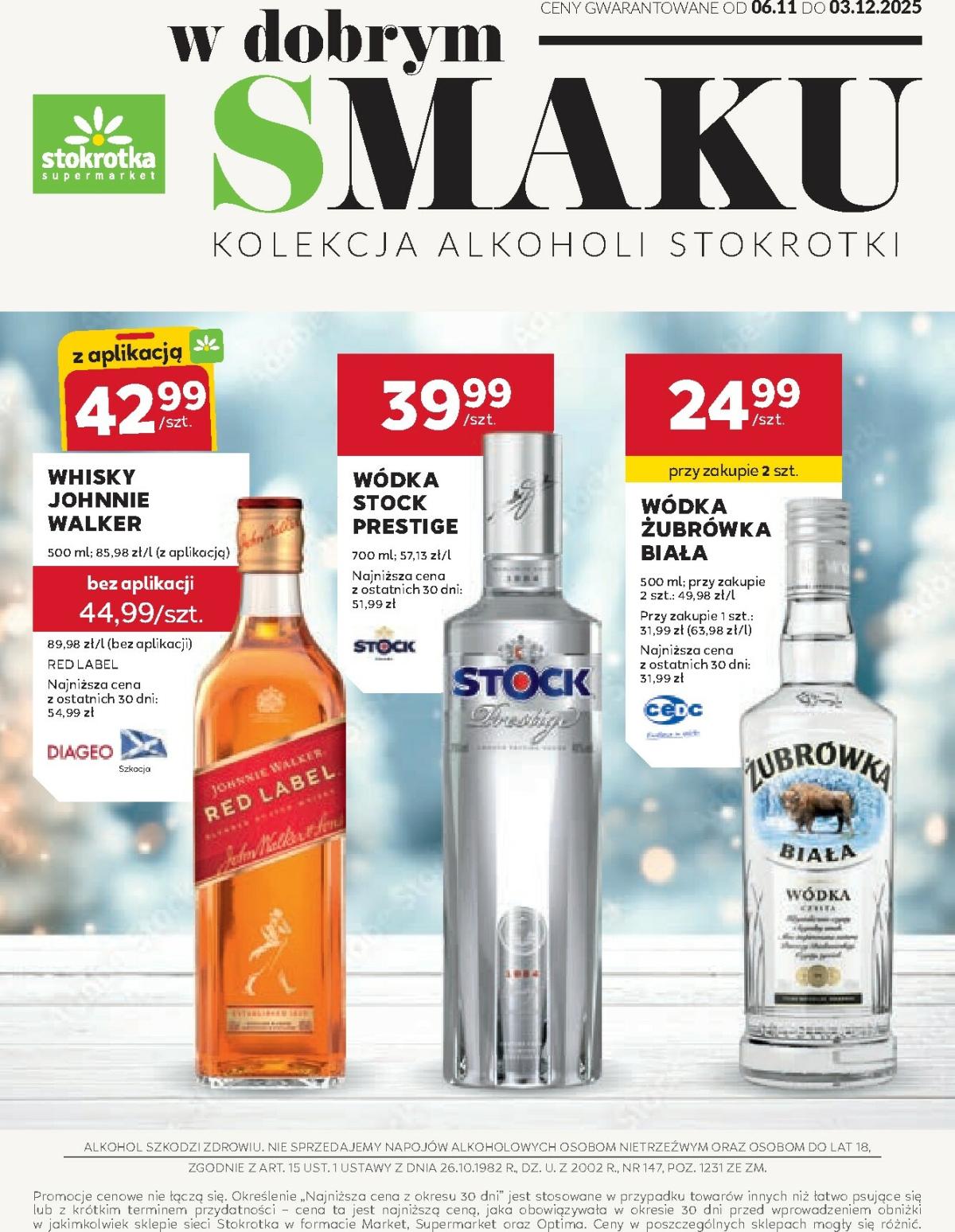 Gazetka Stokrotka - W dobrym smaku! - ważna od 06.11. do 03.12.