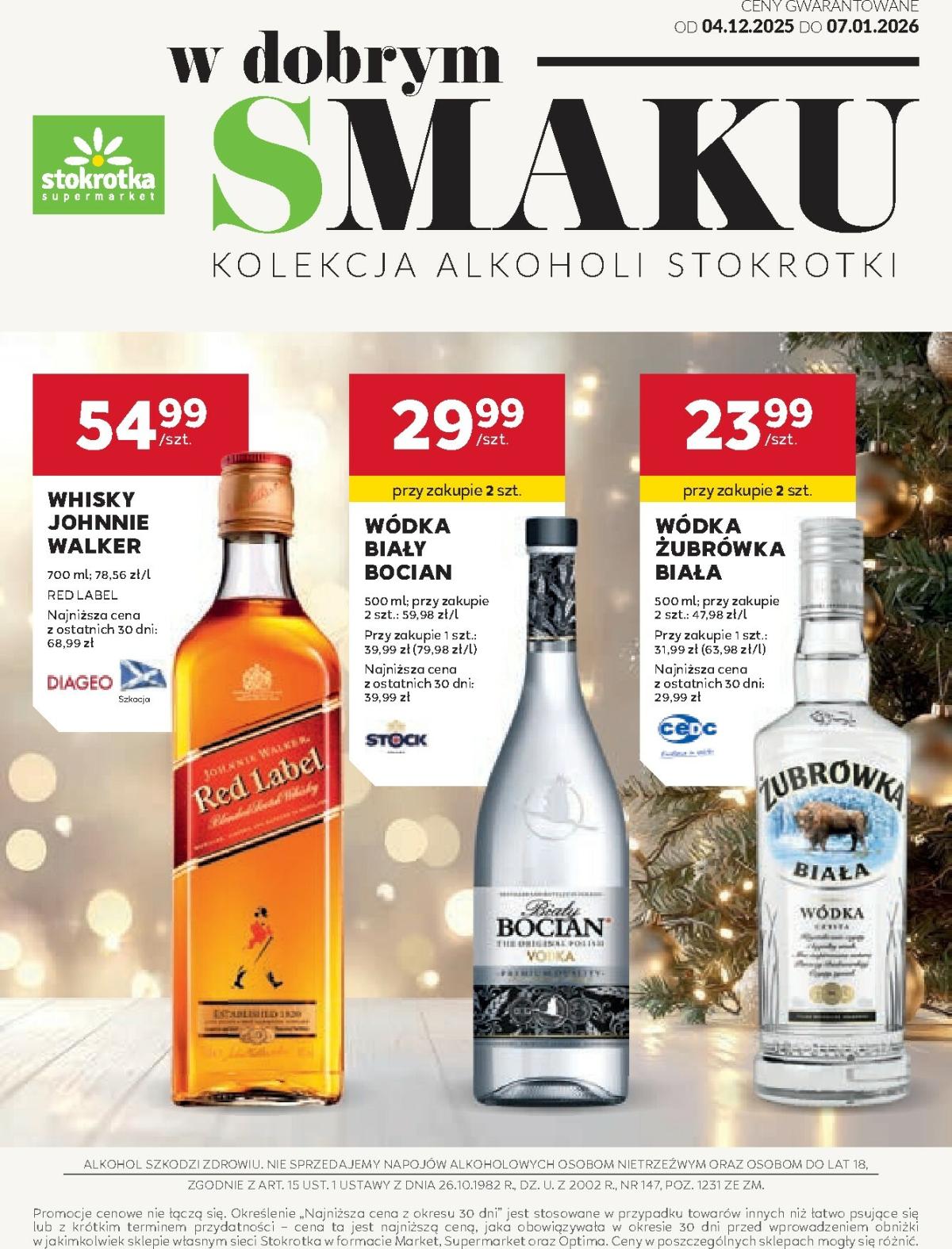 Gazetka Stokrotka - W dobrym smaku! - ważna od 04.12. do 07.01.