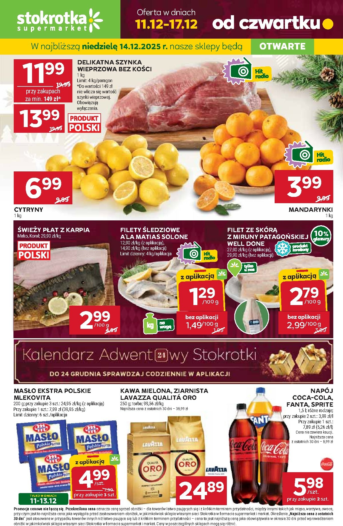 Gazetka Stokrotka - Supermarket - ważna od 11.12. do 17.12.