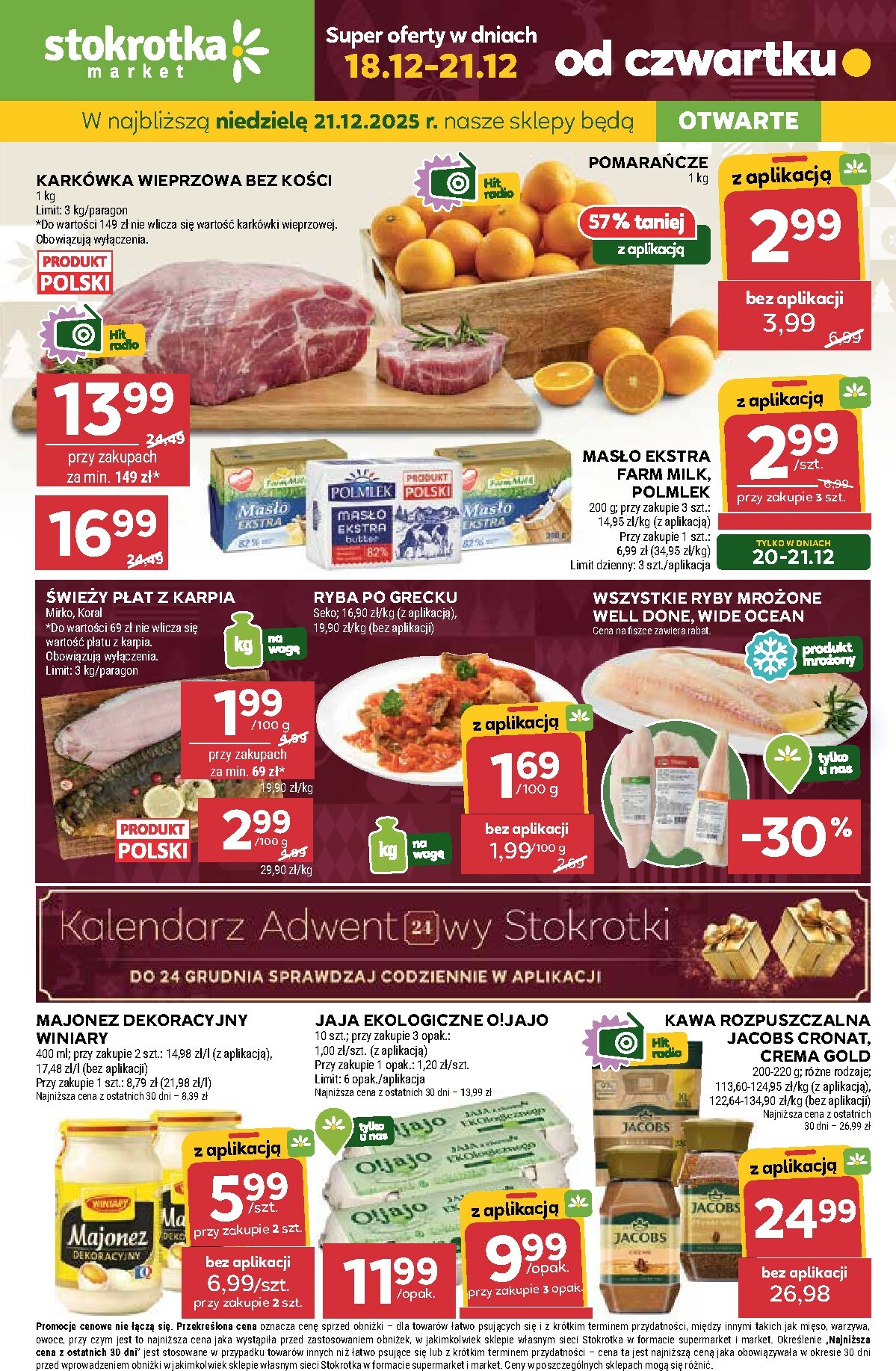 Gazetka Stokrotka - Market - ważna od 18.12. do 21.12.